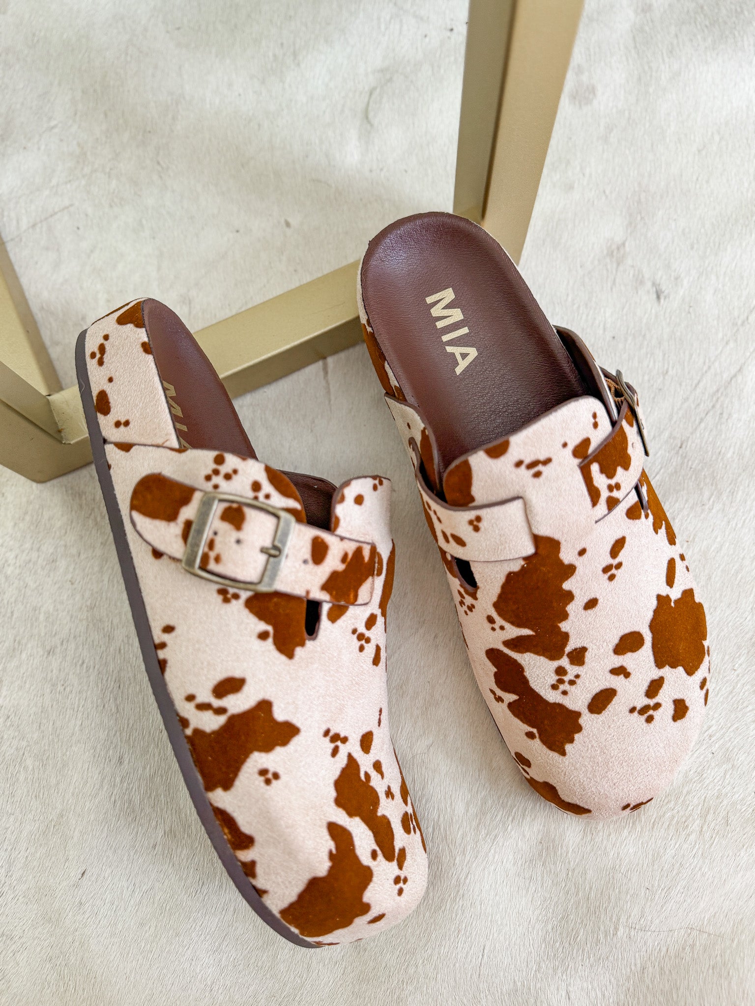 The Gipsy Brown Cow Clogs
