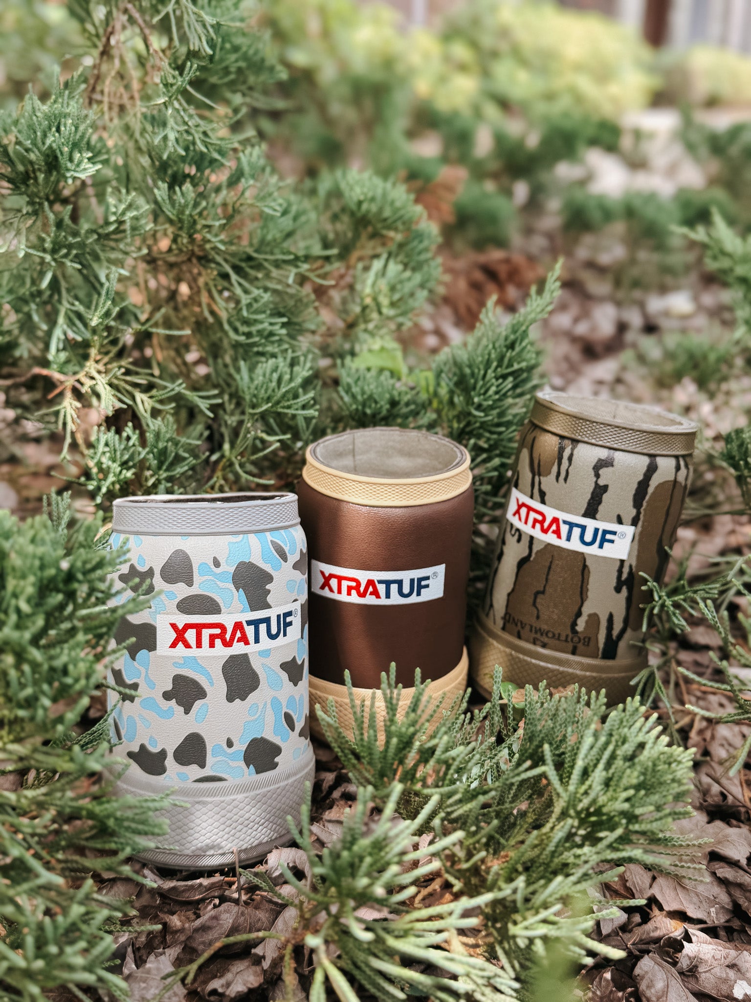 XTRATUF Skinny Coozie - Blue Duck Camo