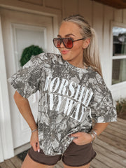 Worship Anyway Camo Tee