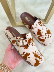 The Gipsy Brown Cow Clogs