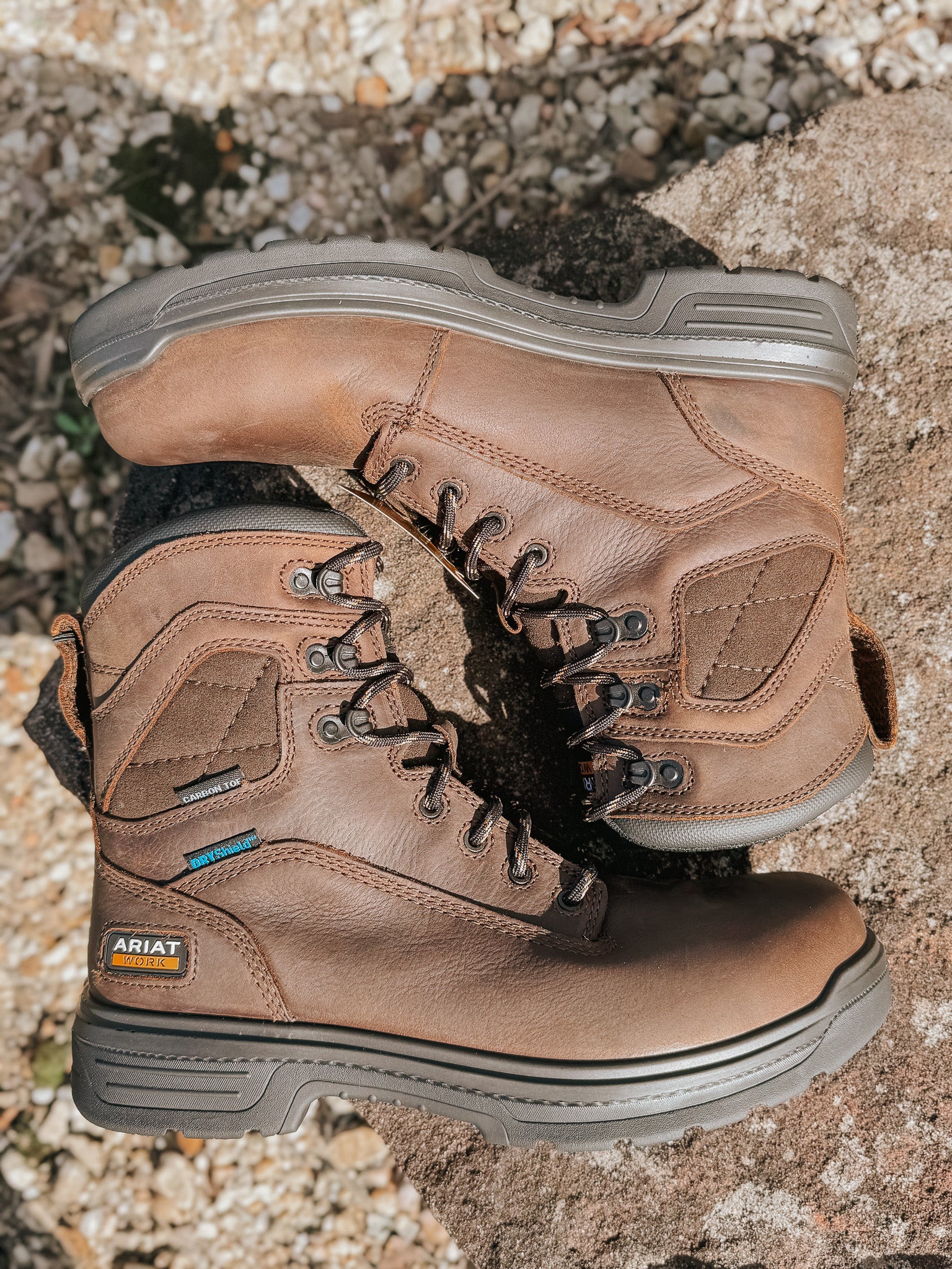 Men's Ariat Turbo 8" Waterproof Carbon Toe Work Boot