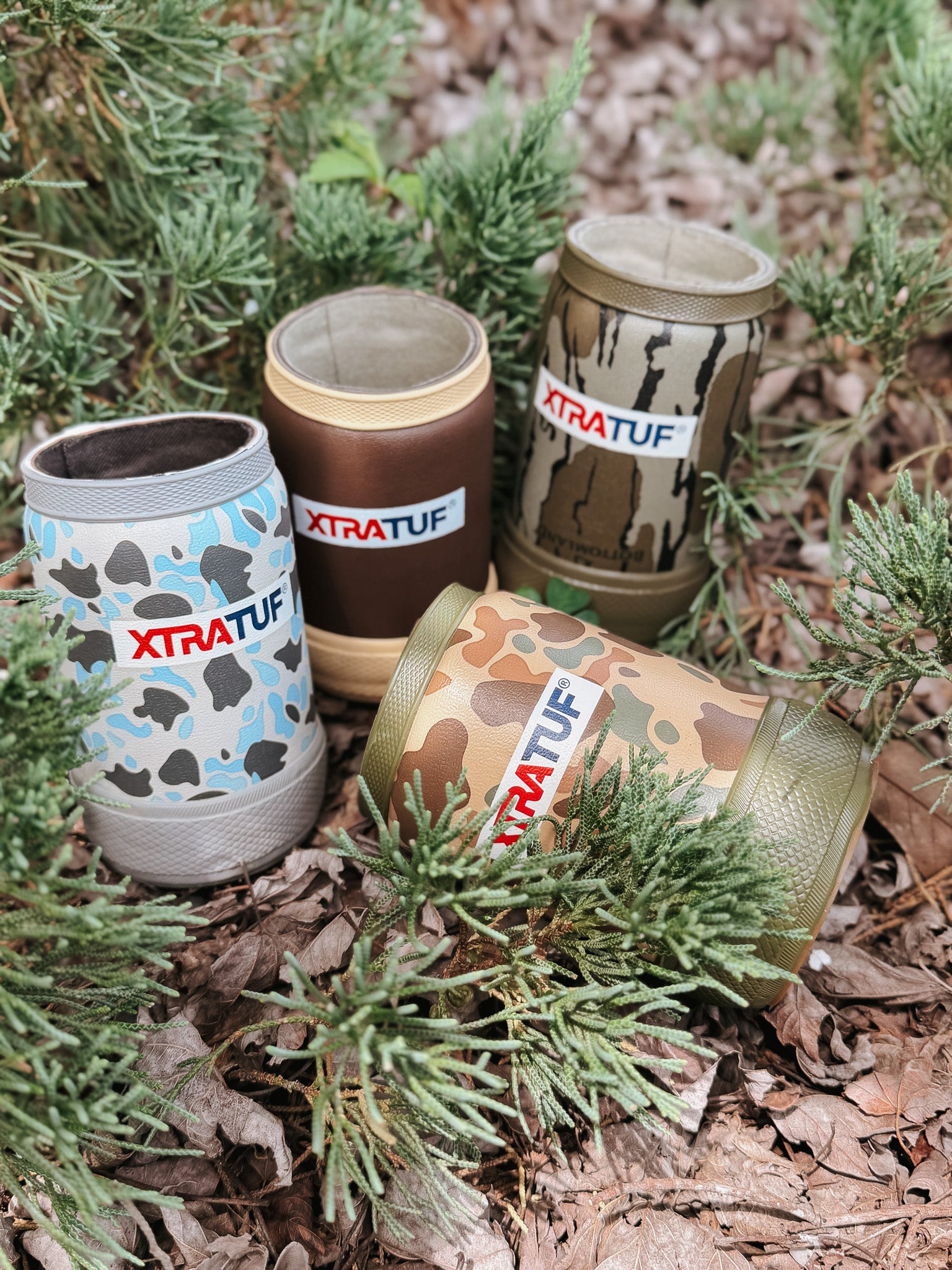 XTRATUF Skinny Coozie - Blue Duck Camo