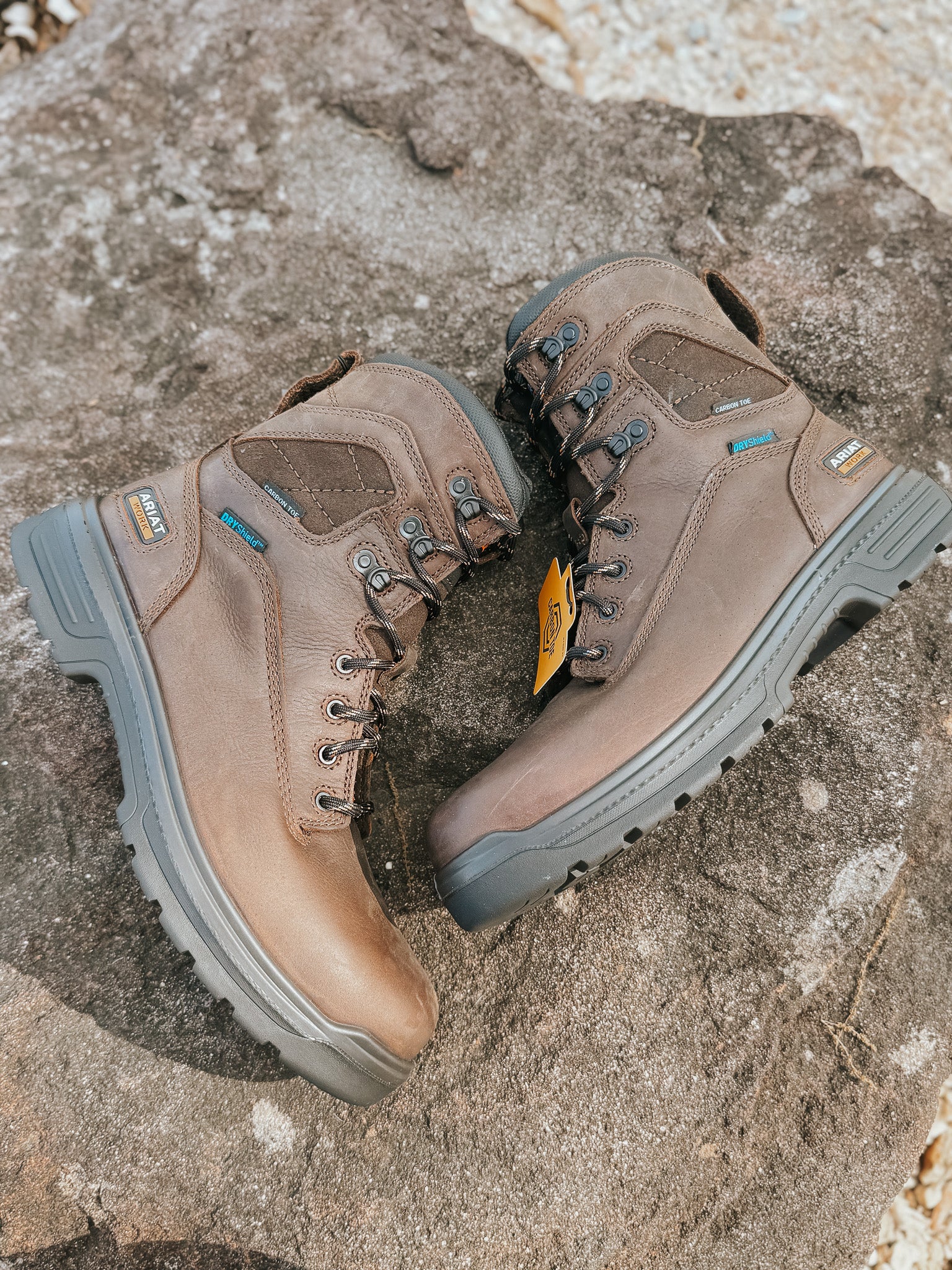 Men's Ariat Turbo 8" Waterproof Carbon Toe Work Boot