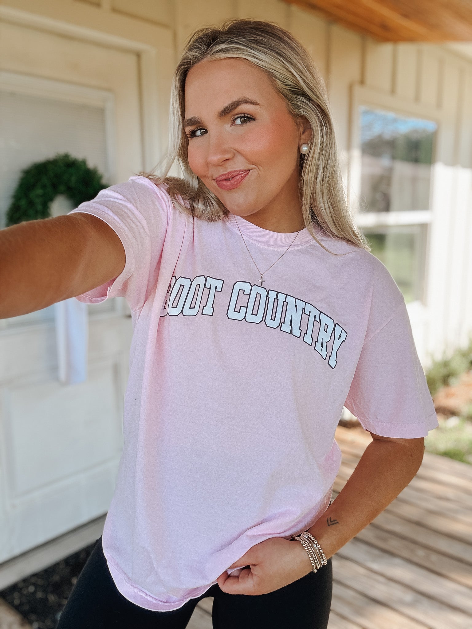 Boot Country Blossom Tee