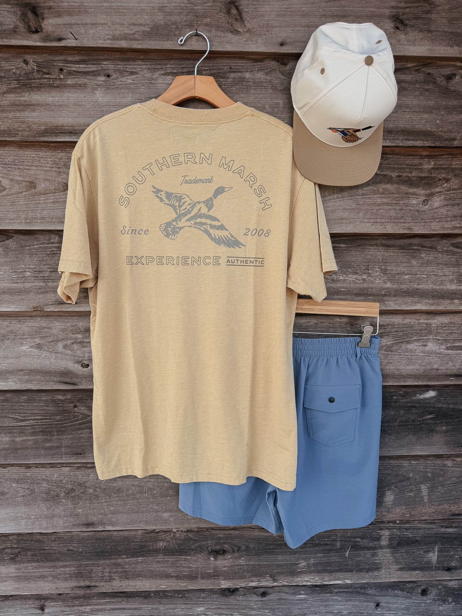 Southern Marsh Experience Authentic Seawash T-Shirt