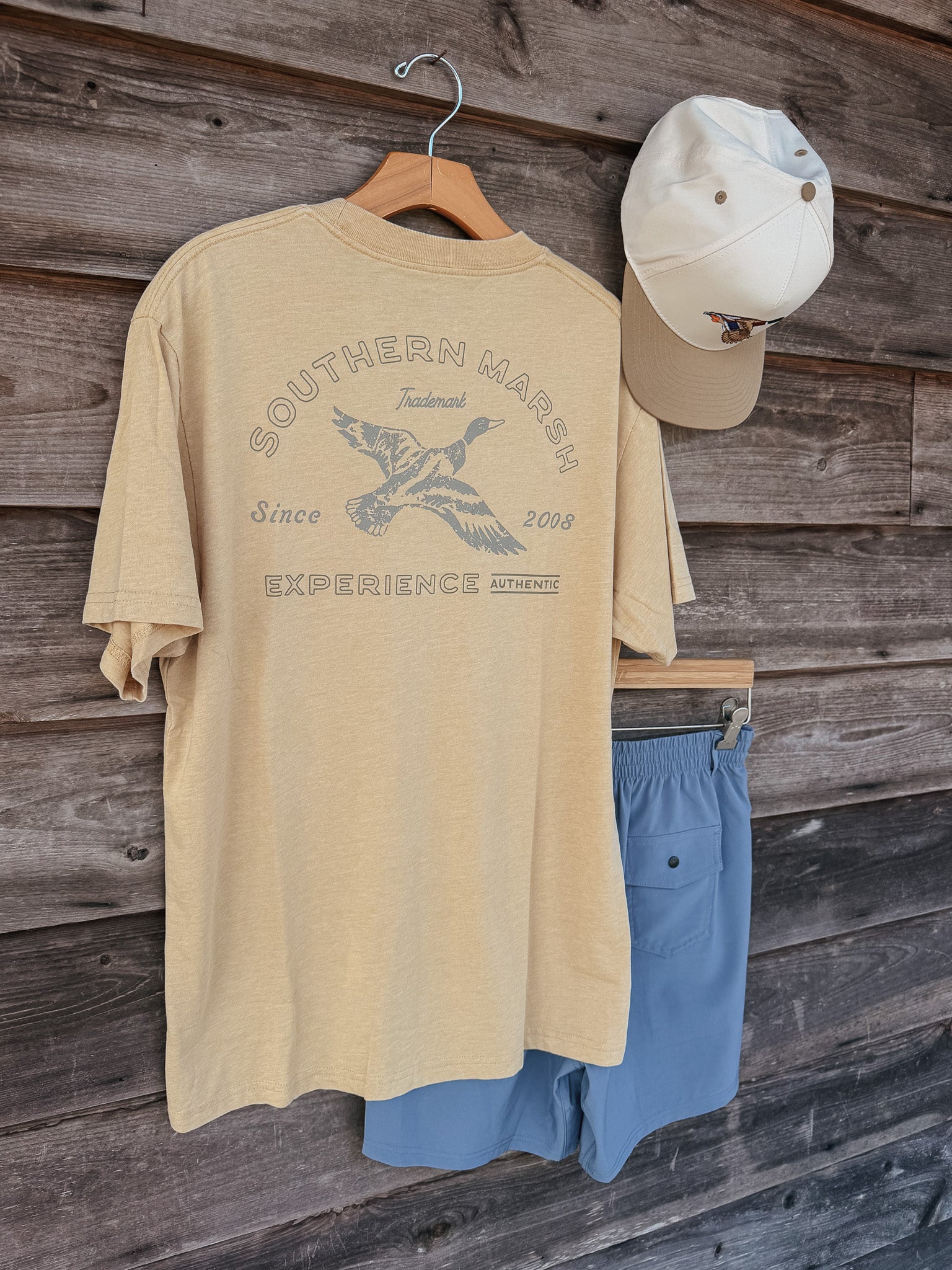 Southern Marsh Experience Authentic Seawash T-Shirt