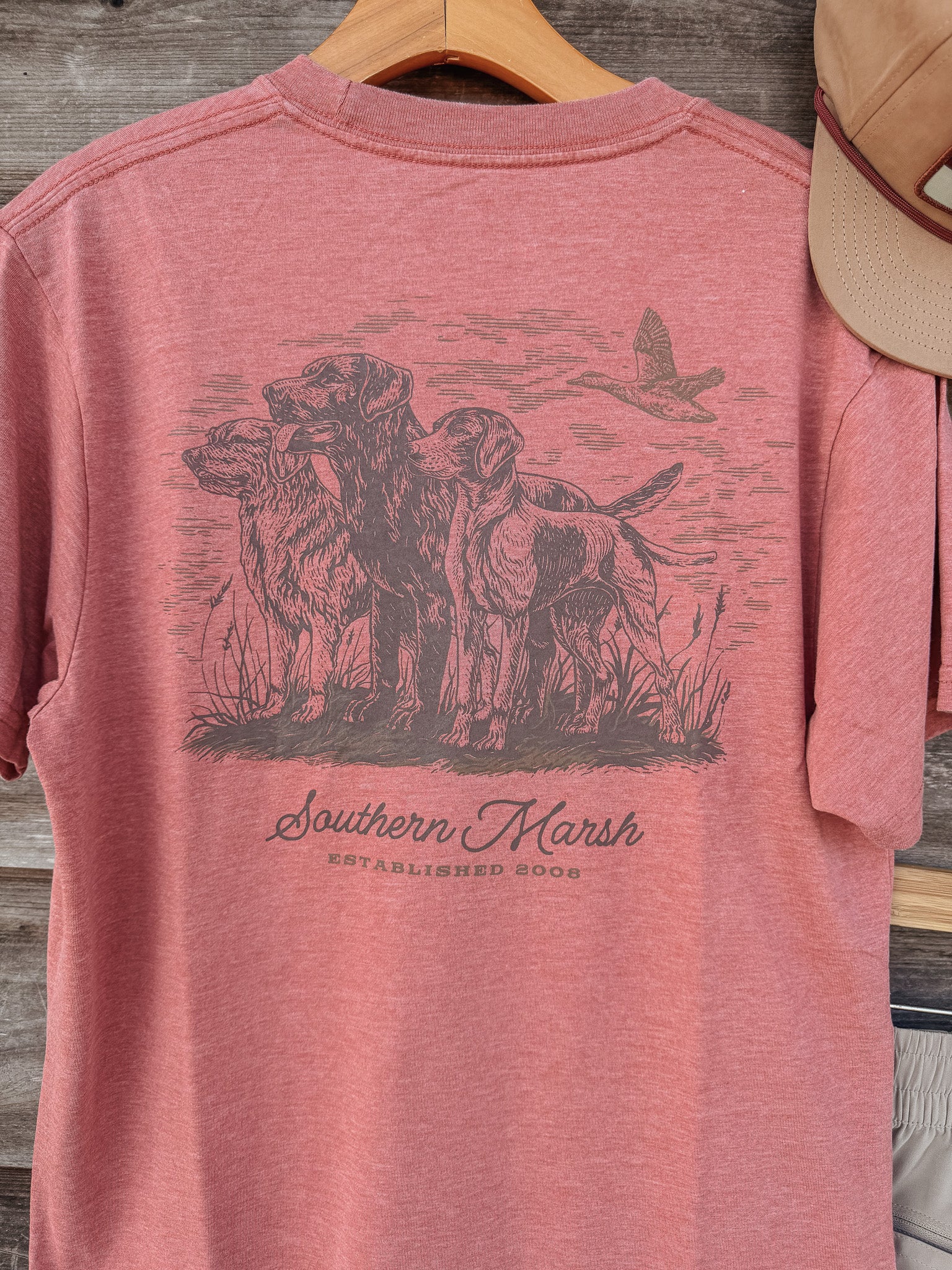 Southern Marsh At The Ready Seawash T-Shirt