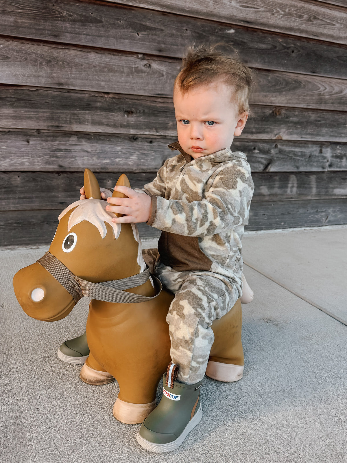 Carhartt | Toddler Zip-Front Fleece Camo Coveralls