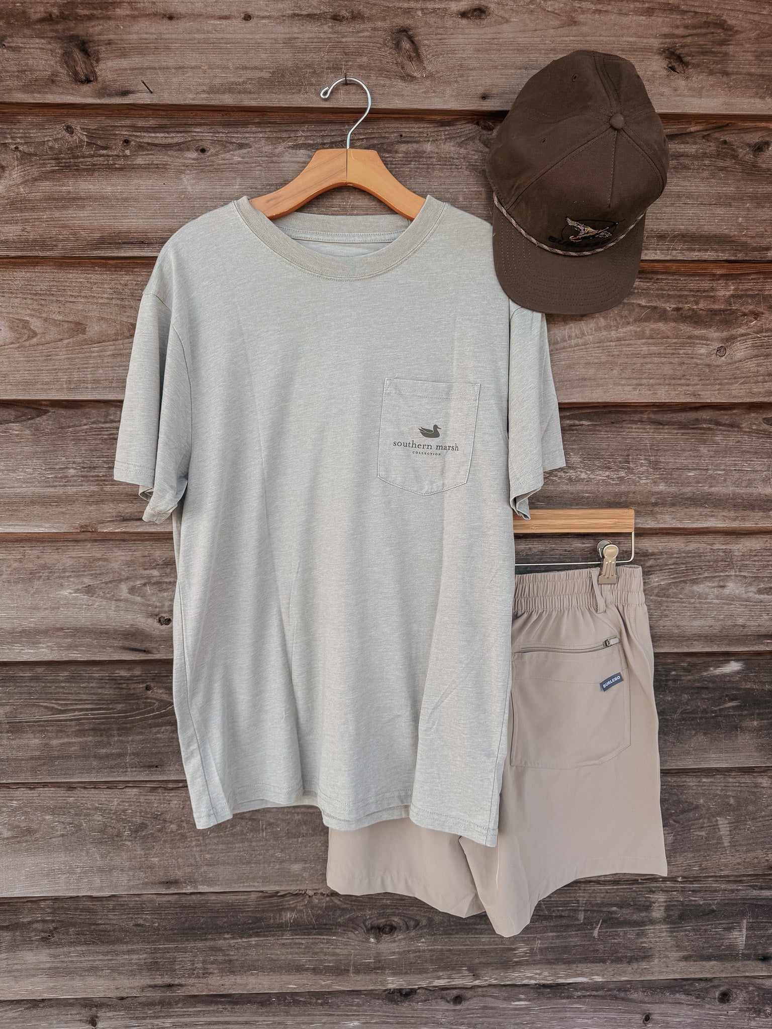 Southern Marsh Camo Shield Seawash T-Shirt