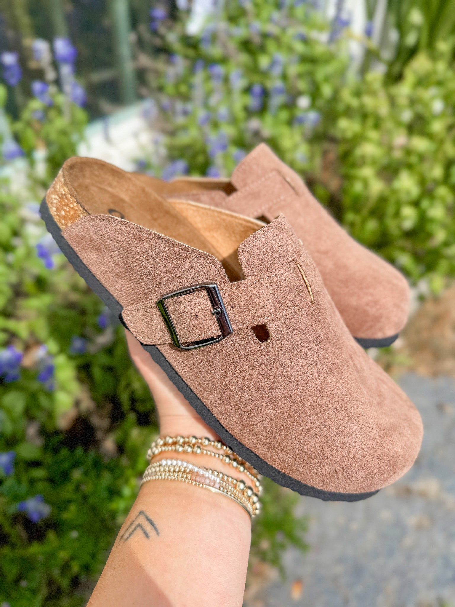 The Willow Soft Clogs In Taupe
