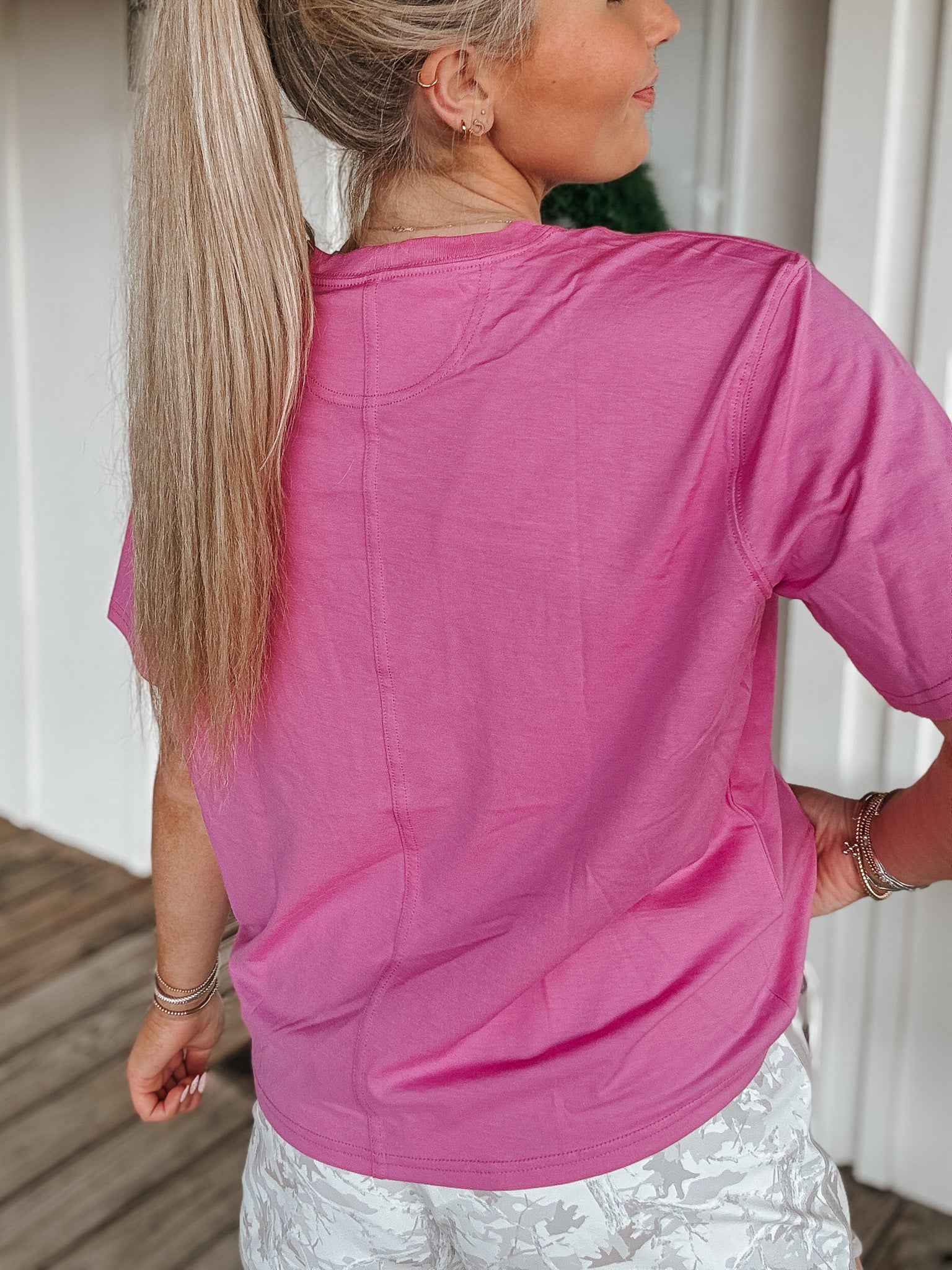 Carhartt Women's TENCEL™ Fiber Series Loose Tee - Fuchsia