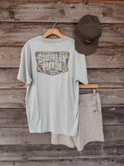 Southern Marsh Camo Shield Seawash T-Shirt