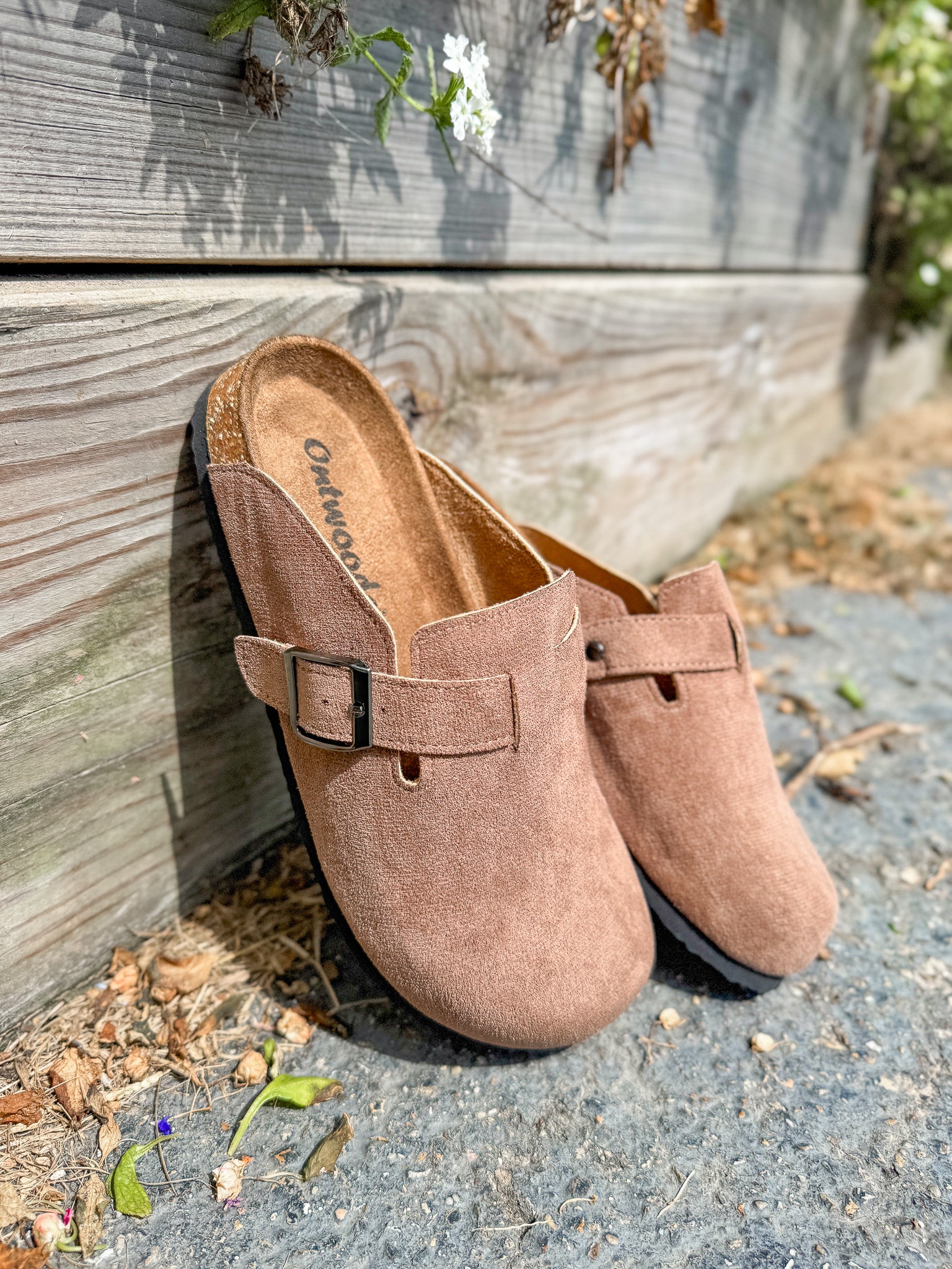 Zuecos suaves The Willow en color topo