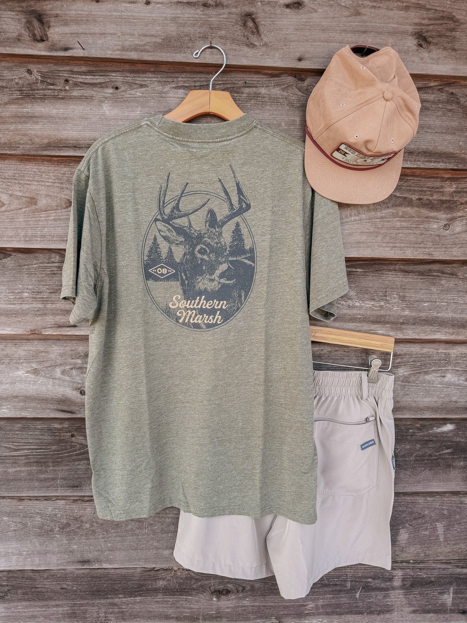 Southern Marsh Whitetail Seawash T-Shirt