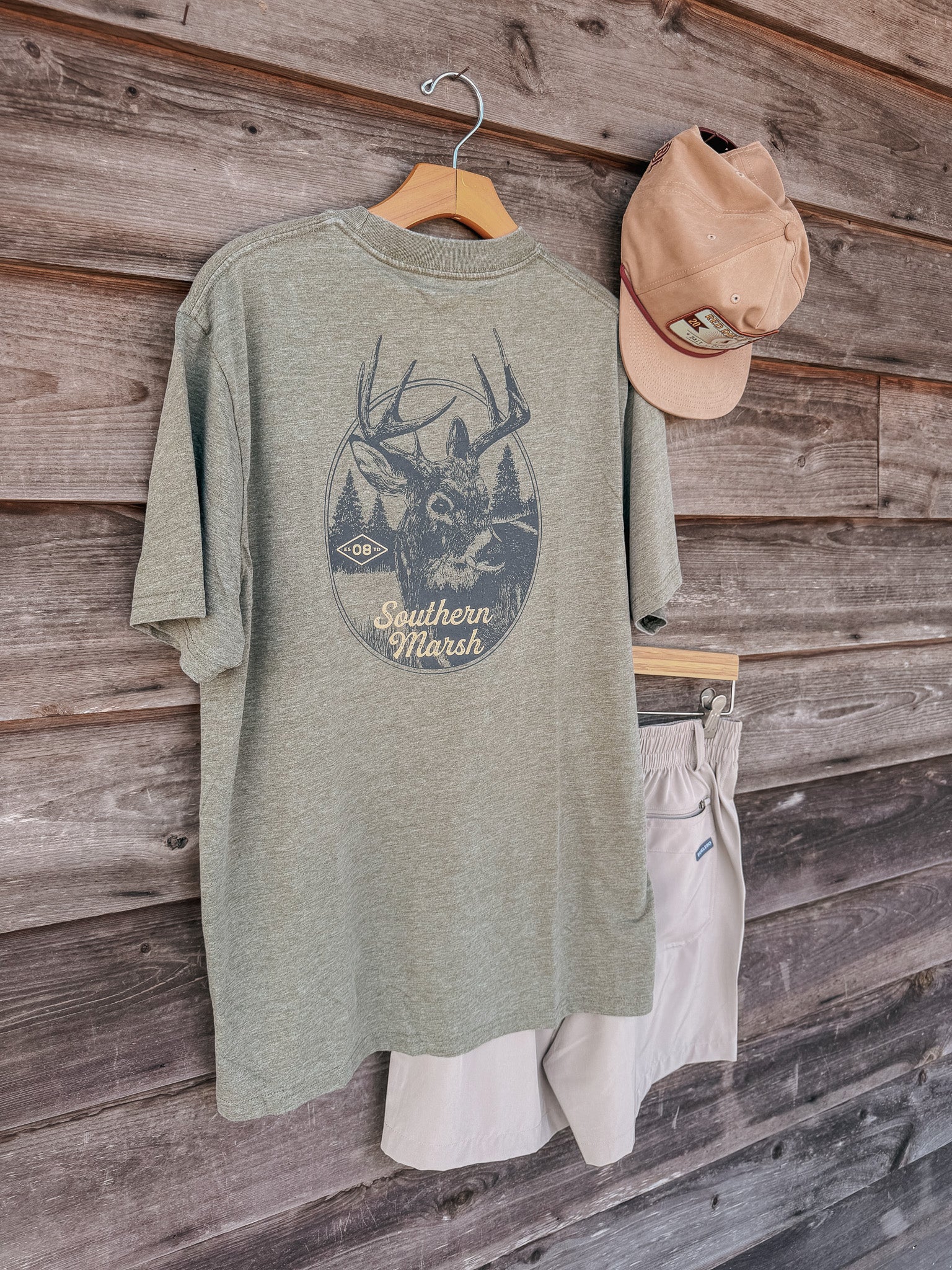 Southern Marsh Whitetail Seawash T-Shirt