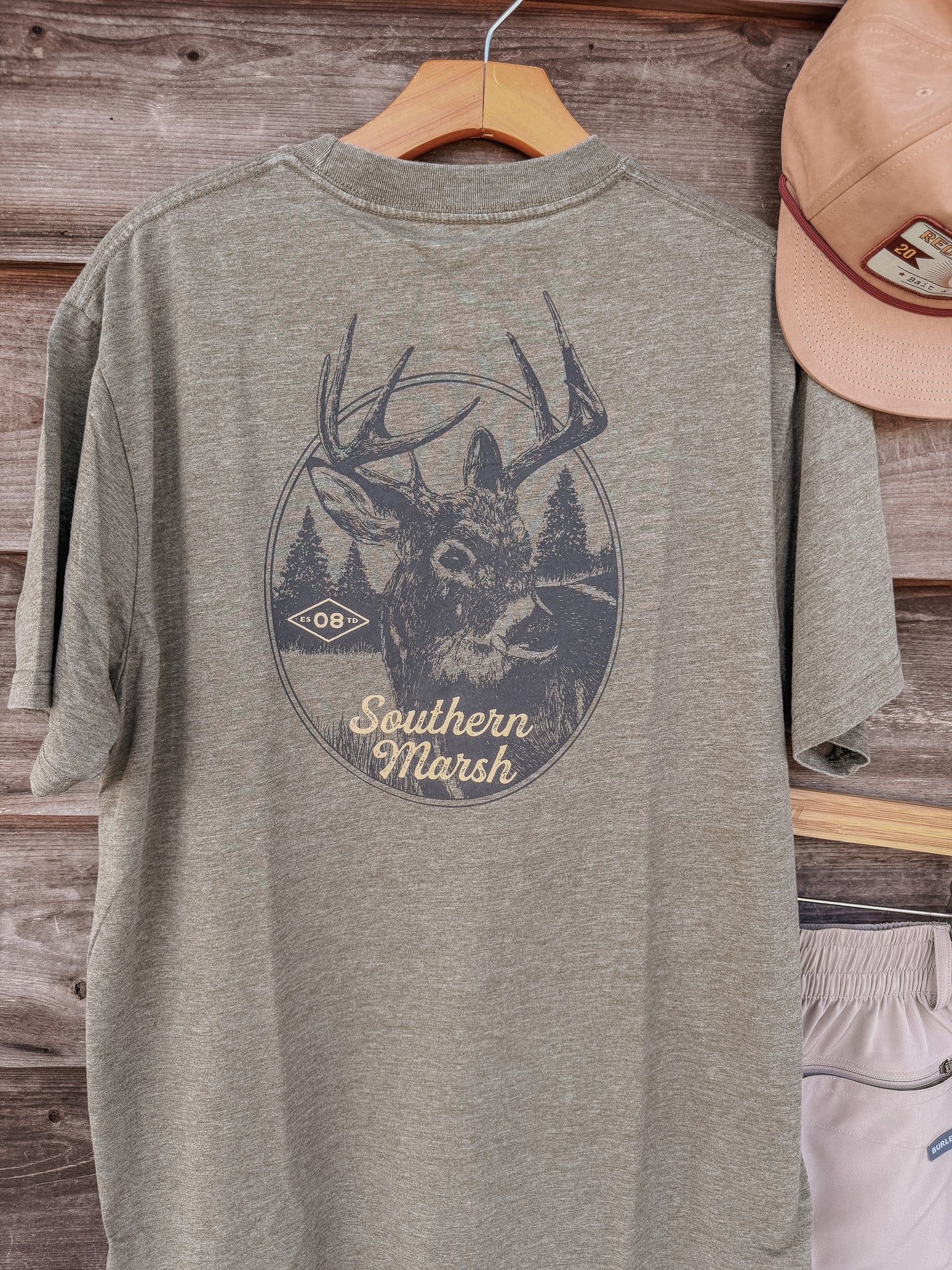 Southern Marsh Whitetail Seawash T-Shirt
