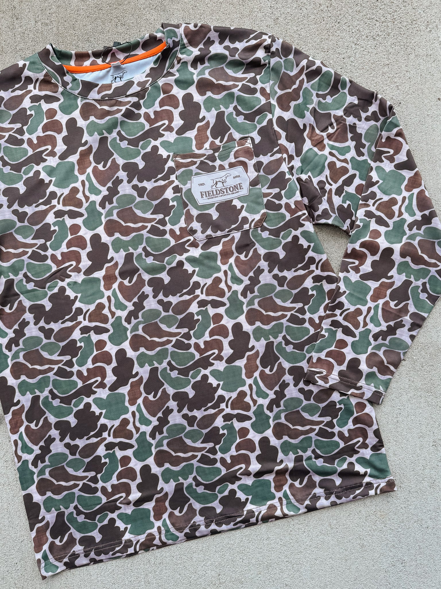 Fieldstone Dry-Fit Pocket Camo T-Shirt
