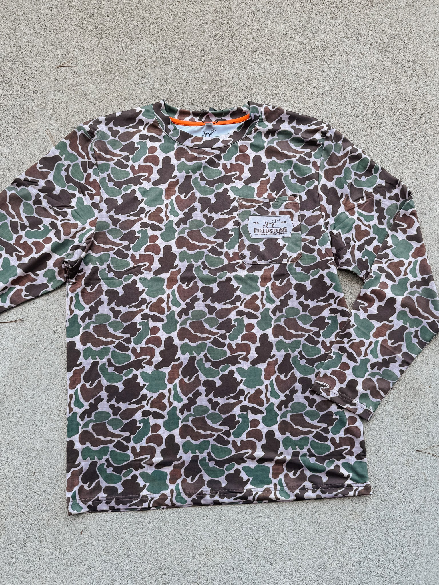 Fieldstone Dry-Fit Pocket Camo T-Shirt