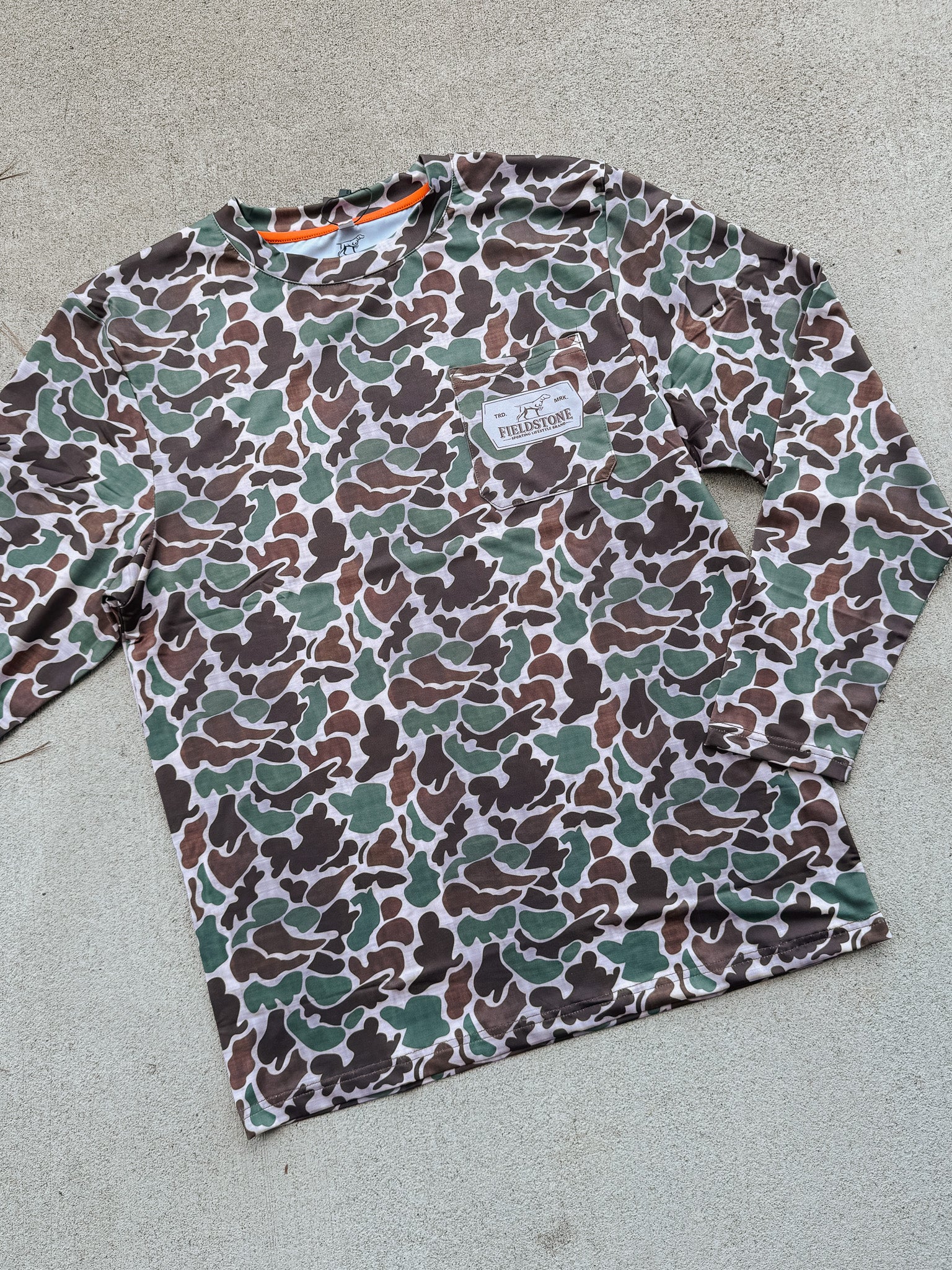 Fieldstone Dry-Fit Pocket Camo T-Shirt