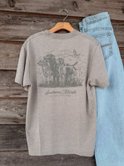 Southern Marsh At The Ready Seawash T-Shirt in Burnt Taupe