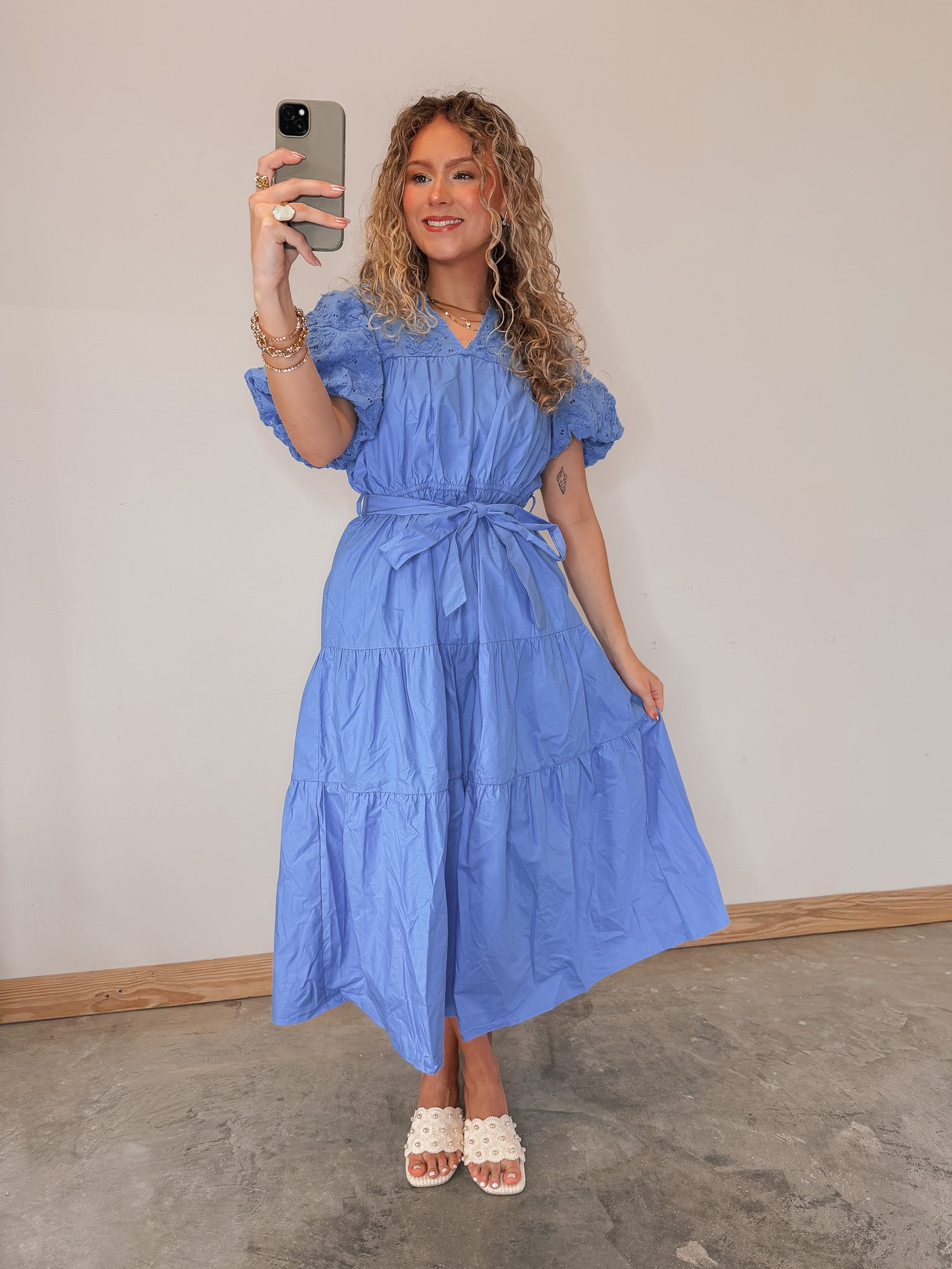 Everyday Darling Dress in Blue