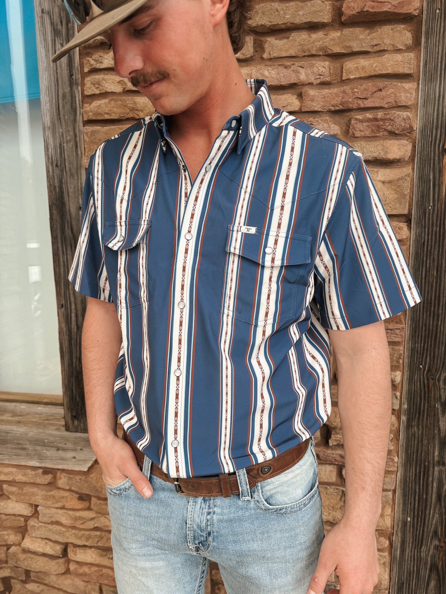 Ferrell The Hudson - Short Sleeve Snap Shirt