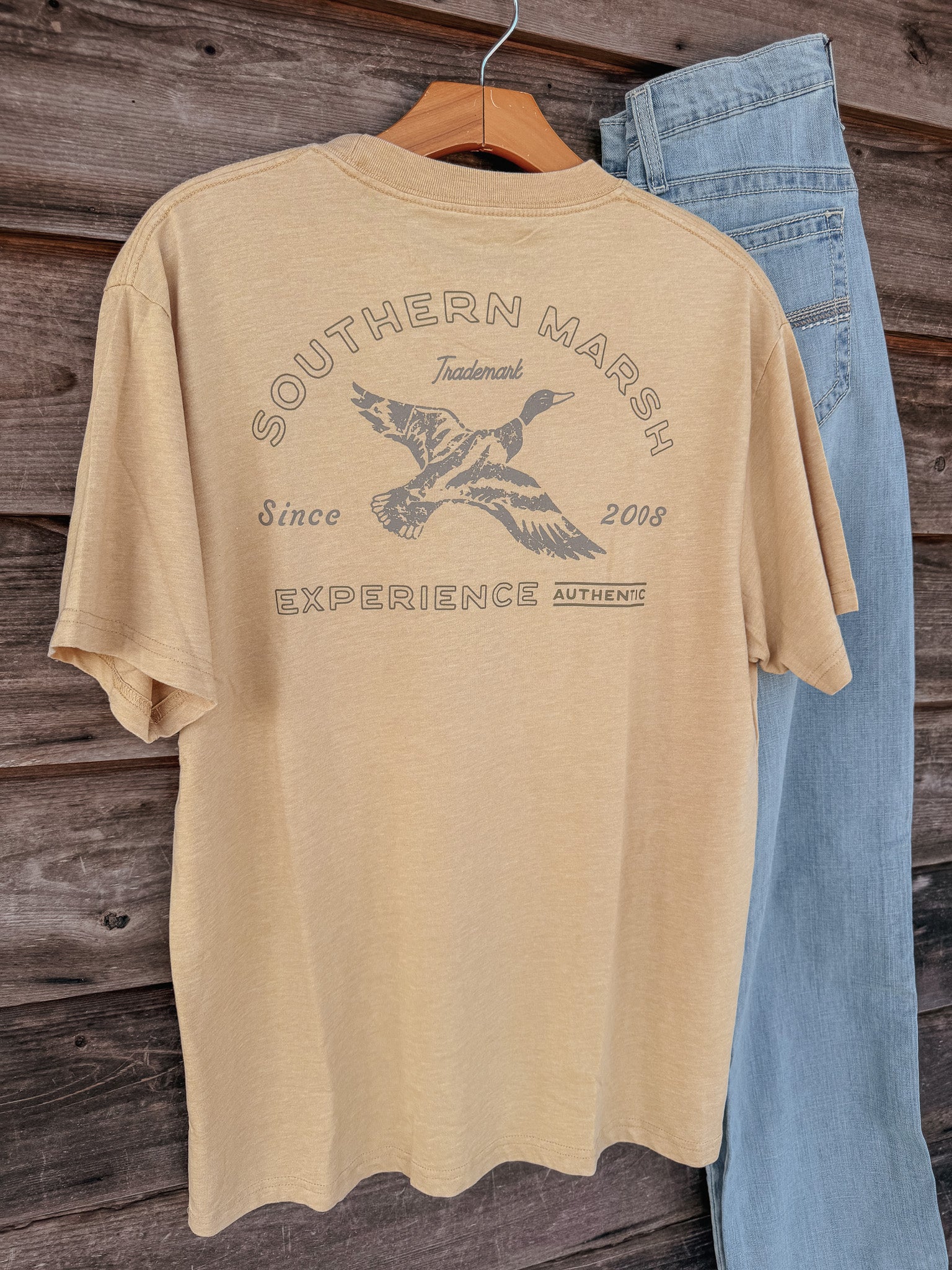 Southern Marsh Experience Authentic Seawash T-Shirt