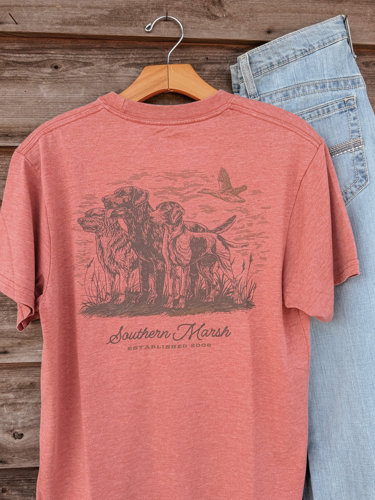 Southern Marsh At The Ready Seawash T-Shirt