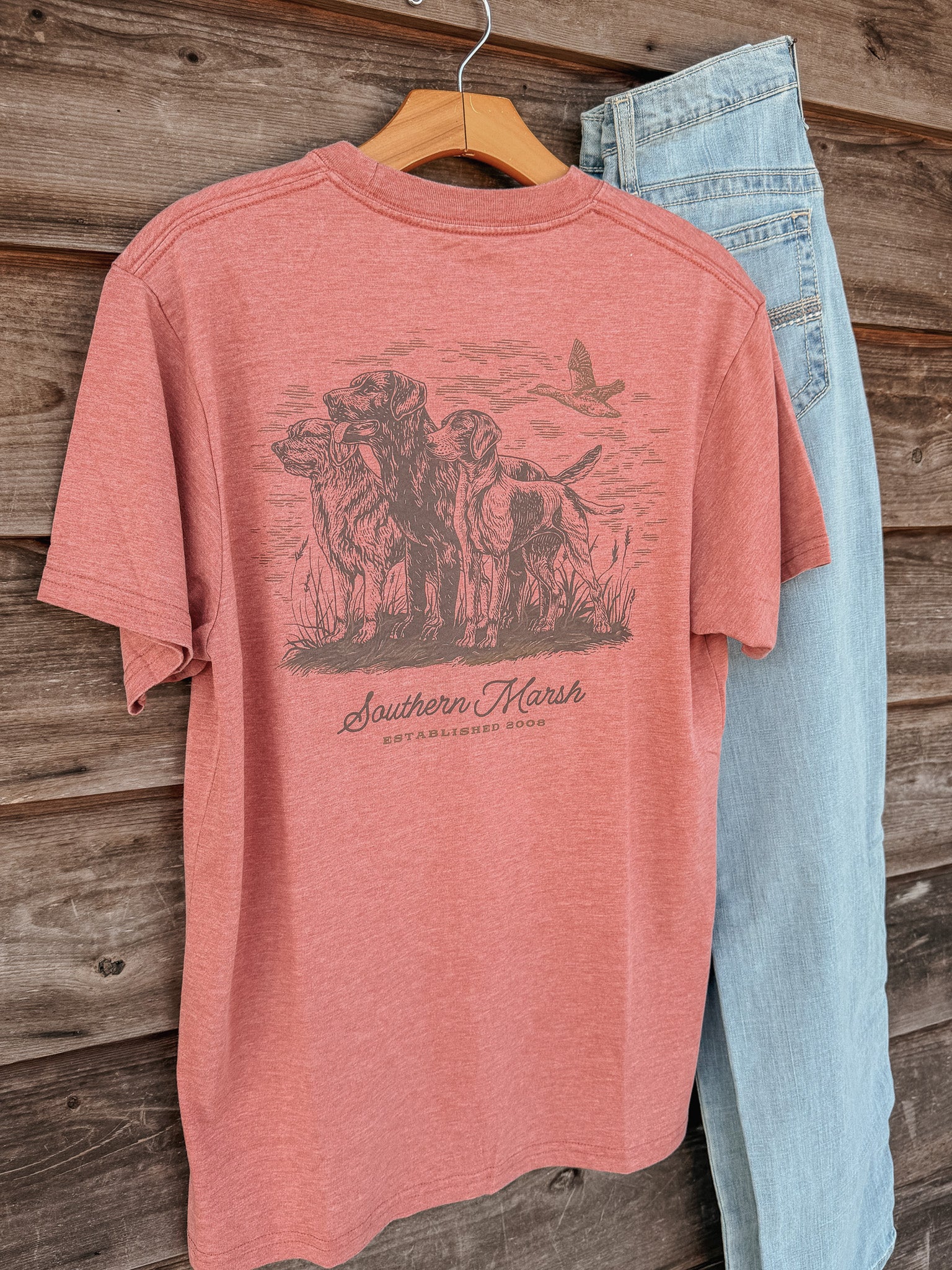 Southern Marsh At The Ready Seawash T-Shirt
