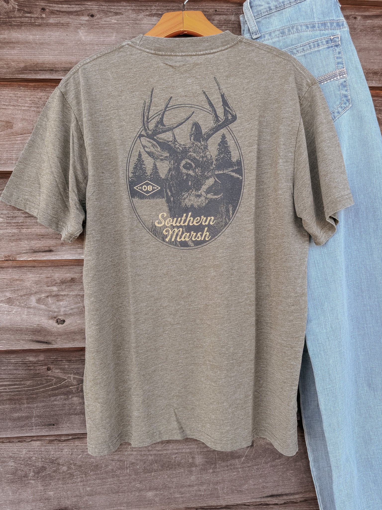 Southern Marsh Whitetail Seawash T-Shirt