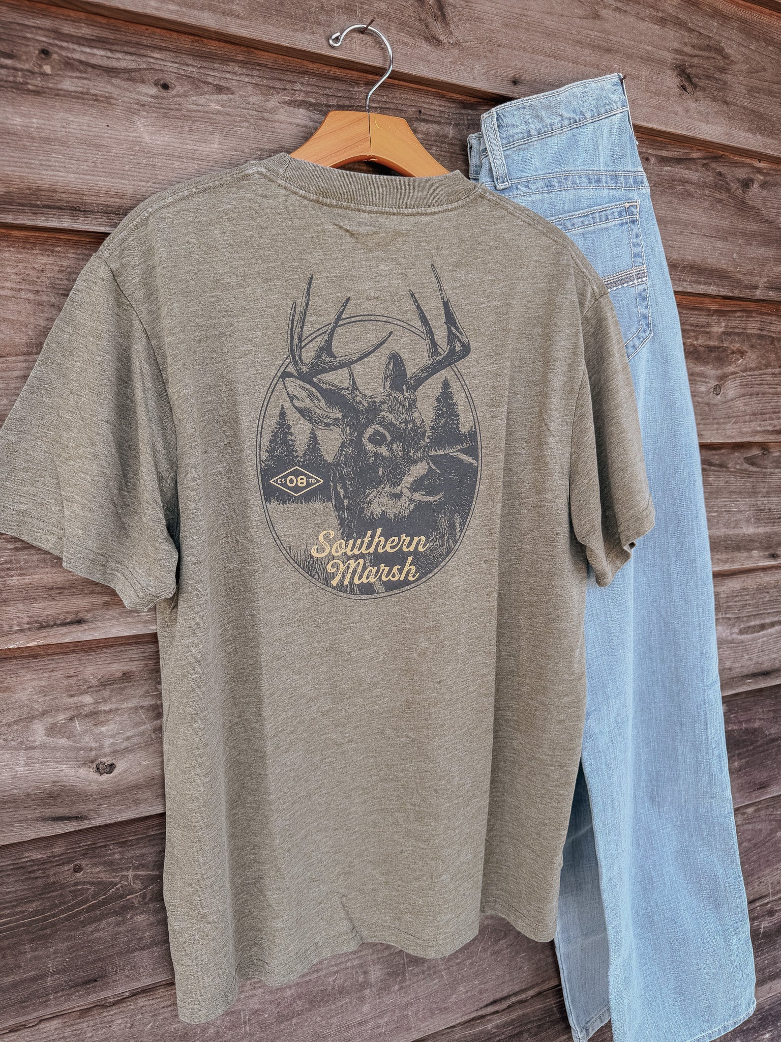 Southern Marsh Whitetail Seawash T-Shirt