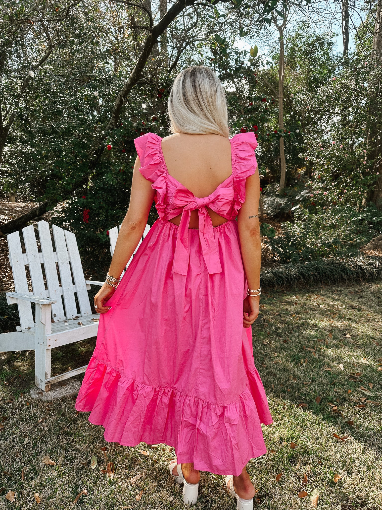 Sunshine & Shorelines Pink Maxi Dress