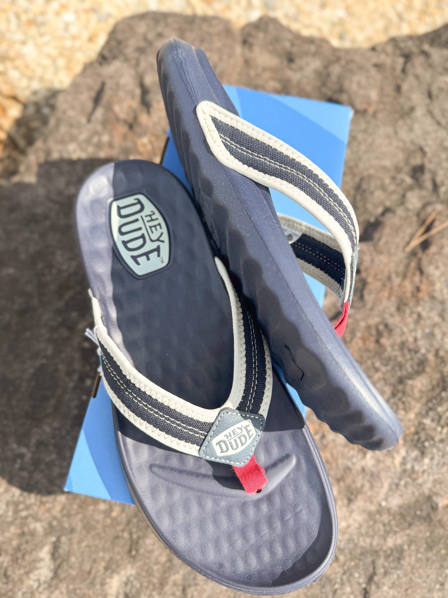 Men's Hey Dude Myers Flip Americana Navy Speckle