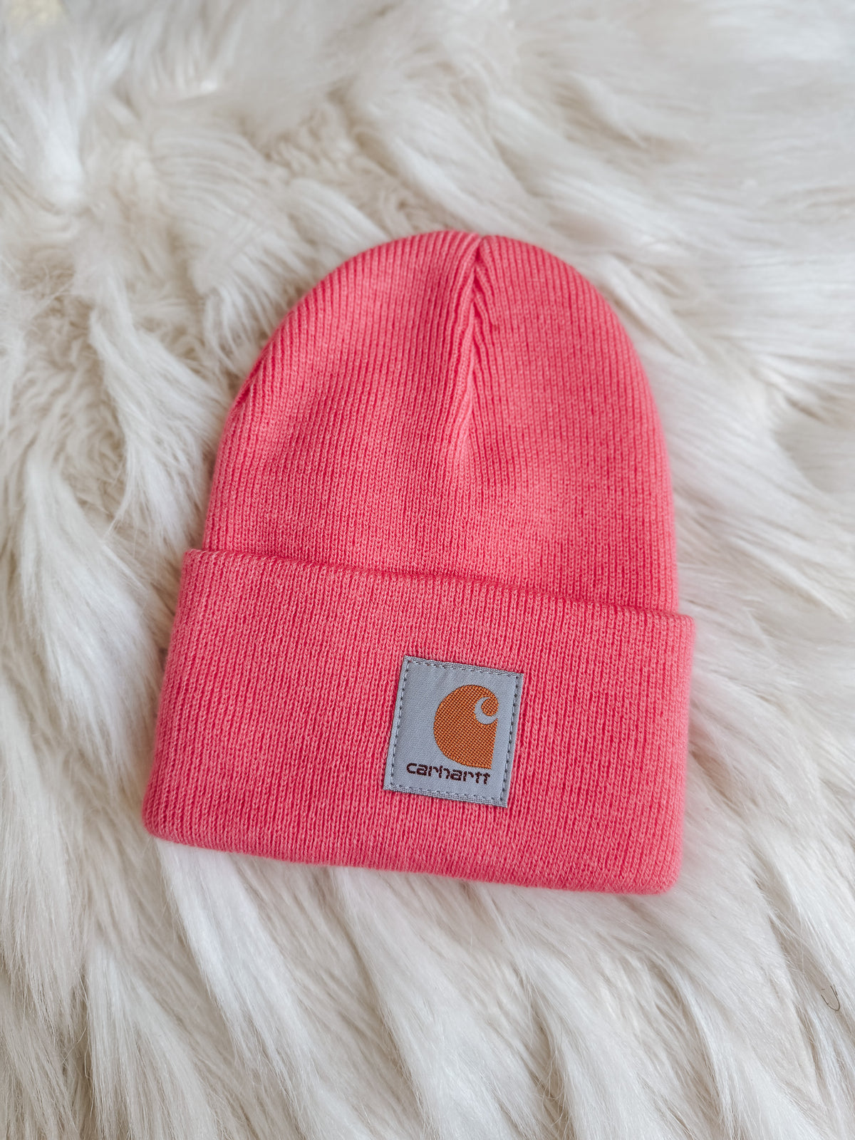 Carhartt | Toddler & Kid's Acrylic Beanie in Pink