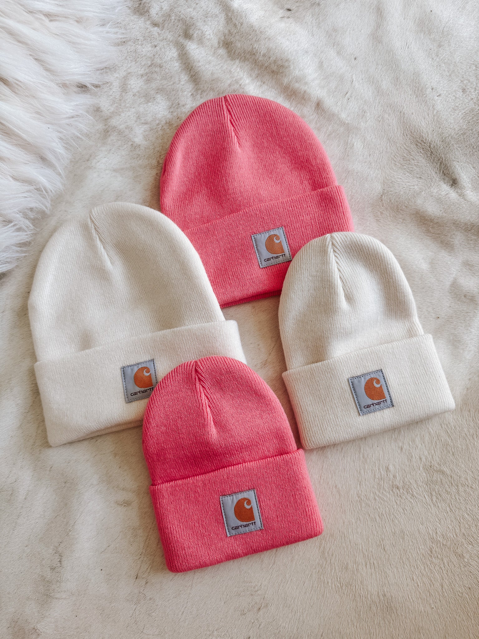 Carhartt Toddler & Kid's Beanie in Light Beige