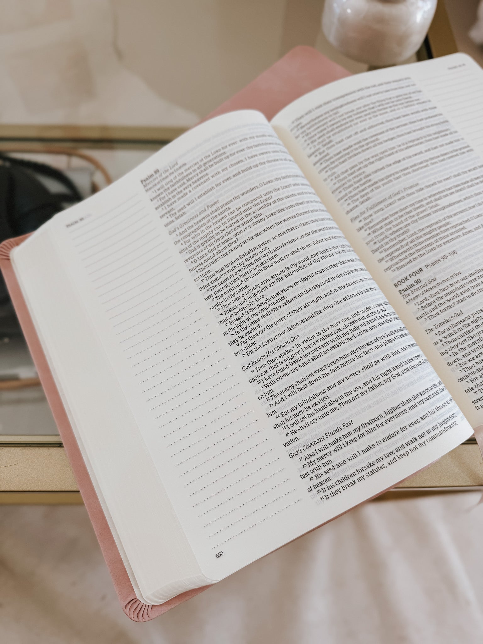 KJV Large Print Notetaking Bible: Shiloh Theme