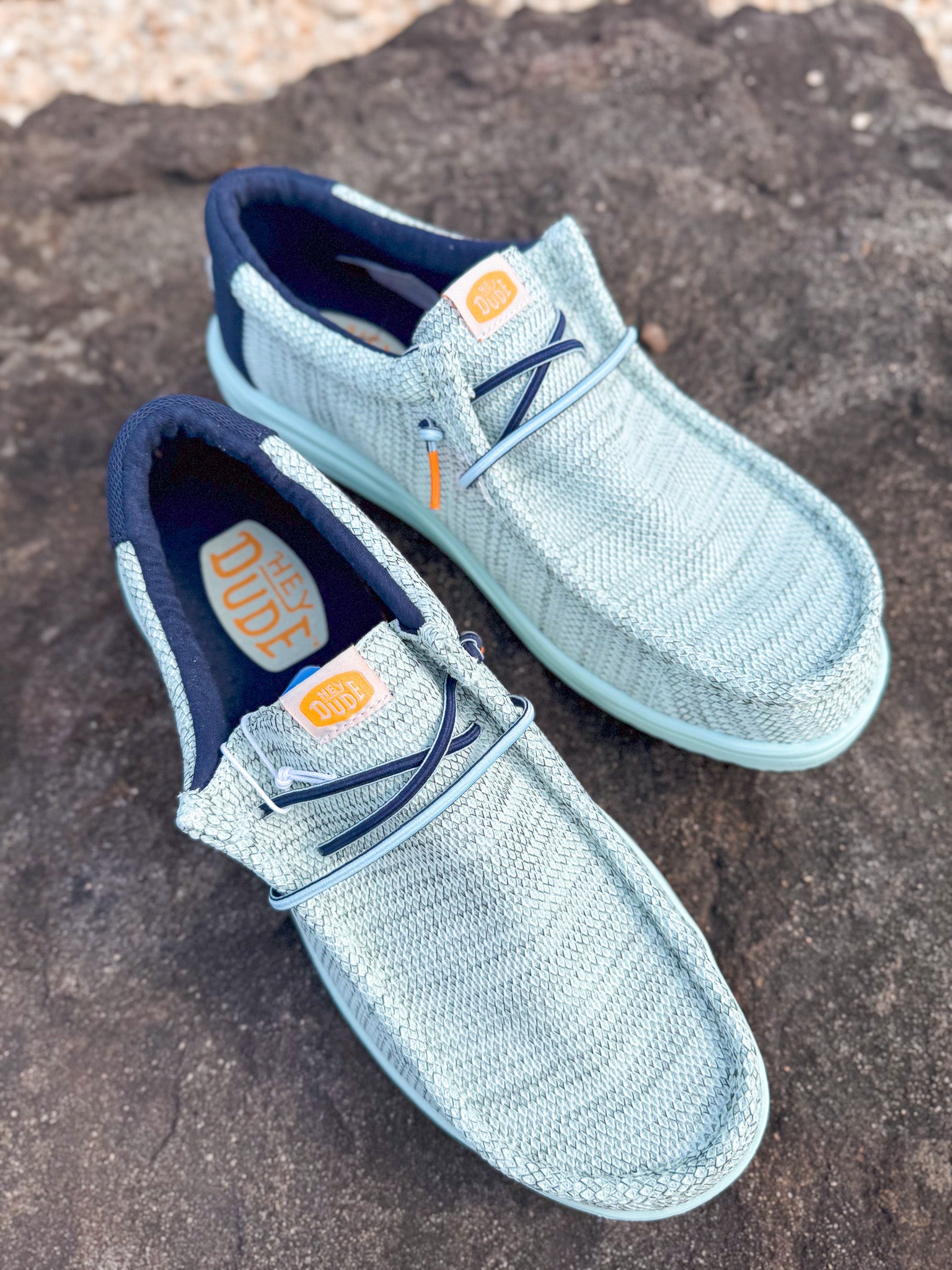 Men's Hey Dude Wally H2O Mesh Sky Blue