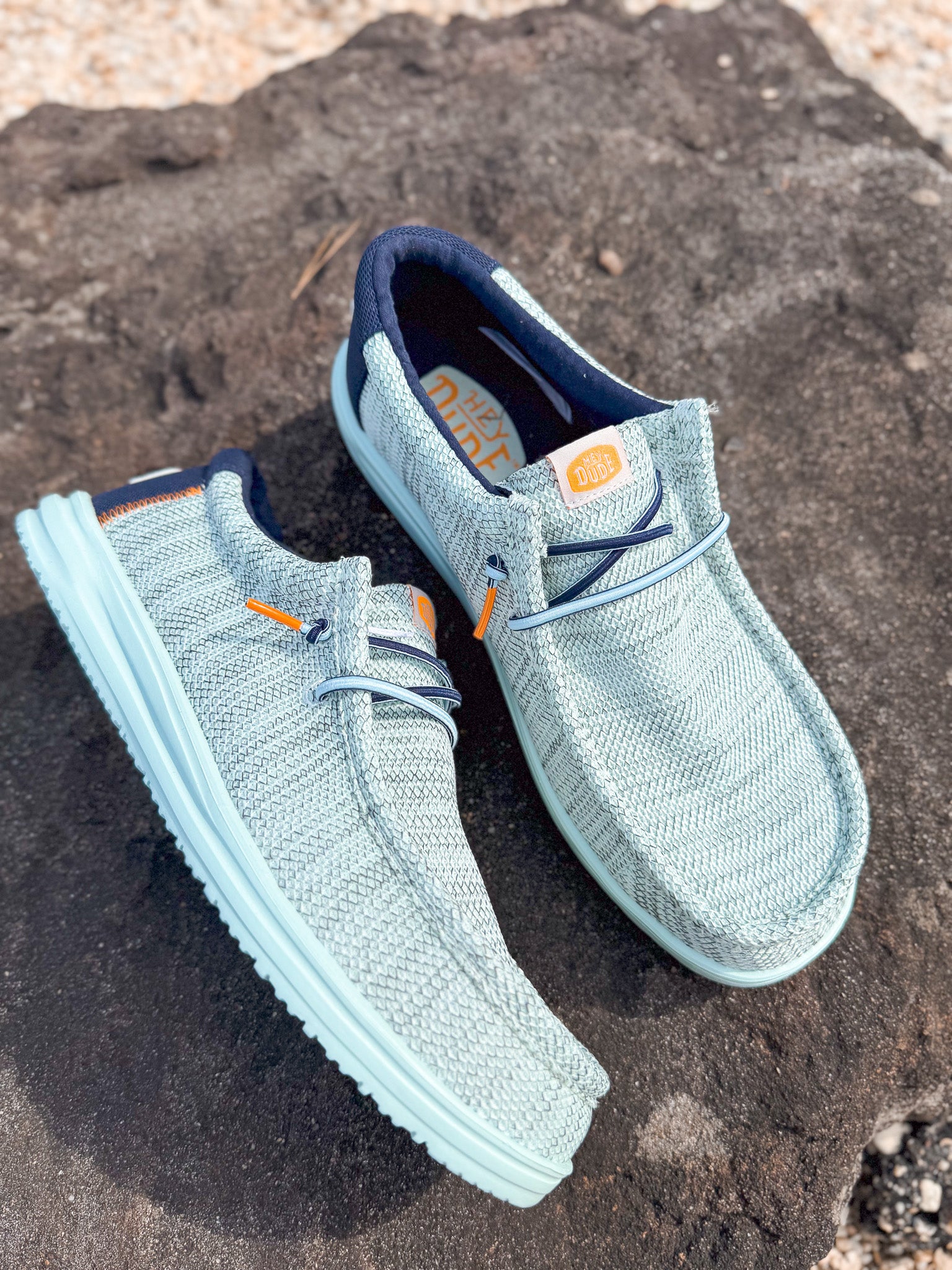 Men's Hey Dude Wally H2O Mesh Sky Blue