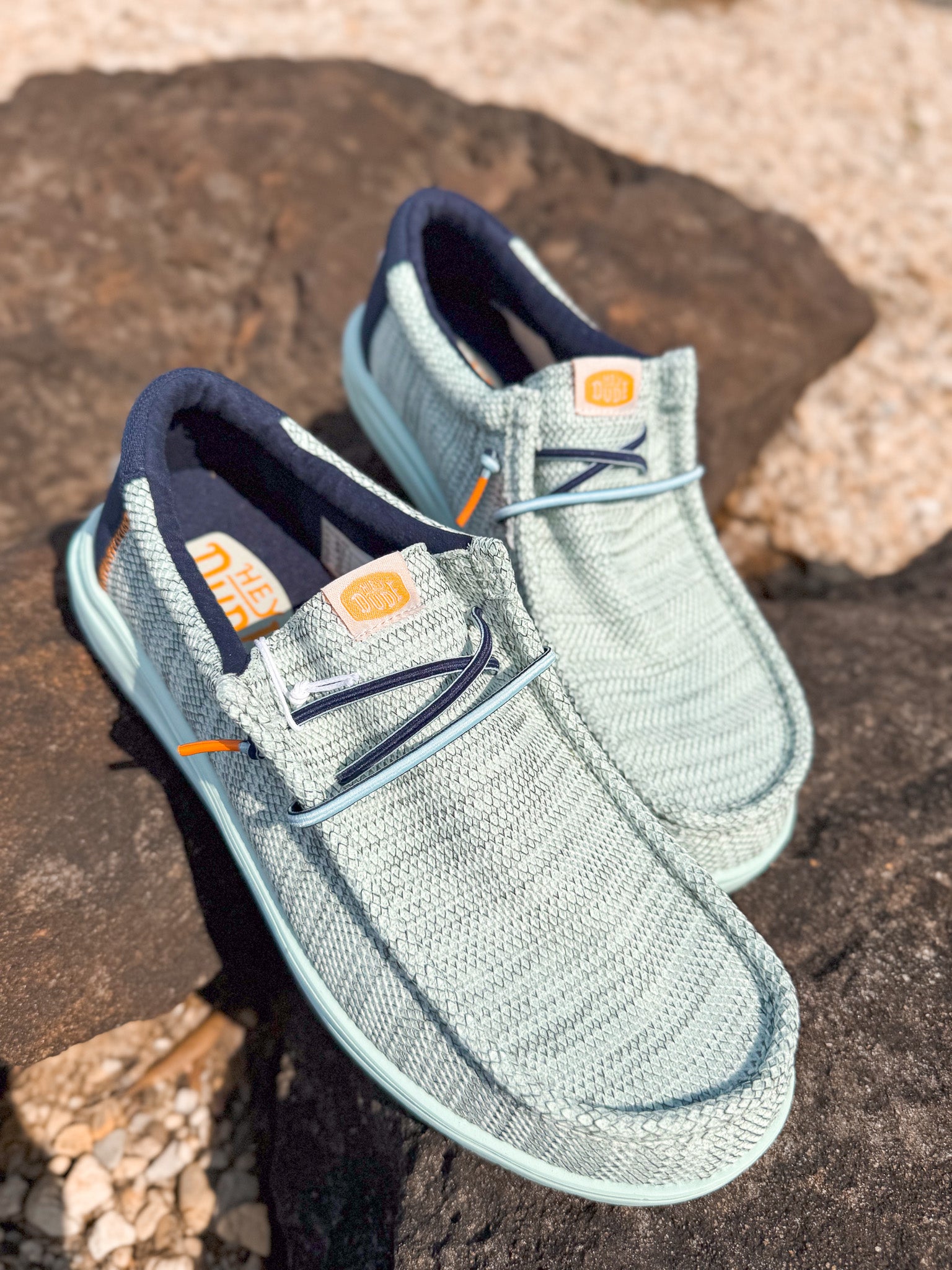 Men's Hey Dude Wally H2O Mesh Sky Blue