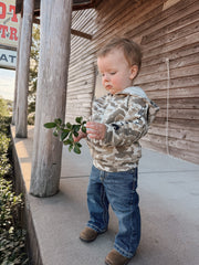 Carhartt | Toddler 1/2 Zip Camo Hooded Sweatshirt