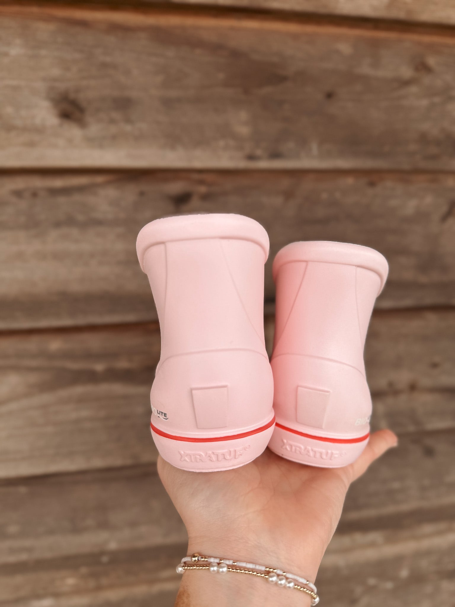 Big Kid's Tufs Pink Ankle Deck Boot