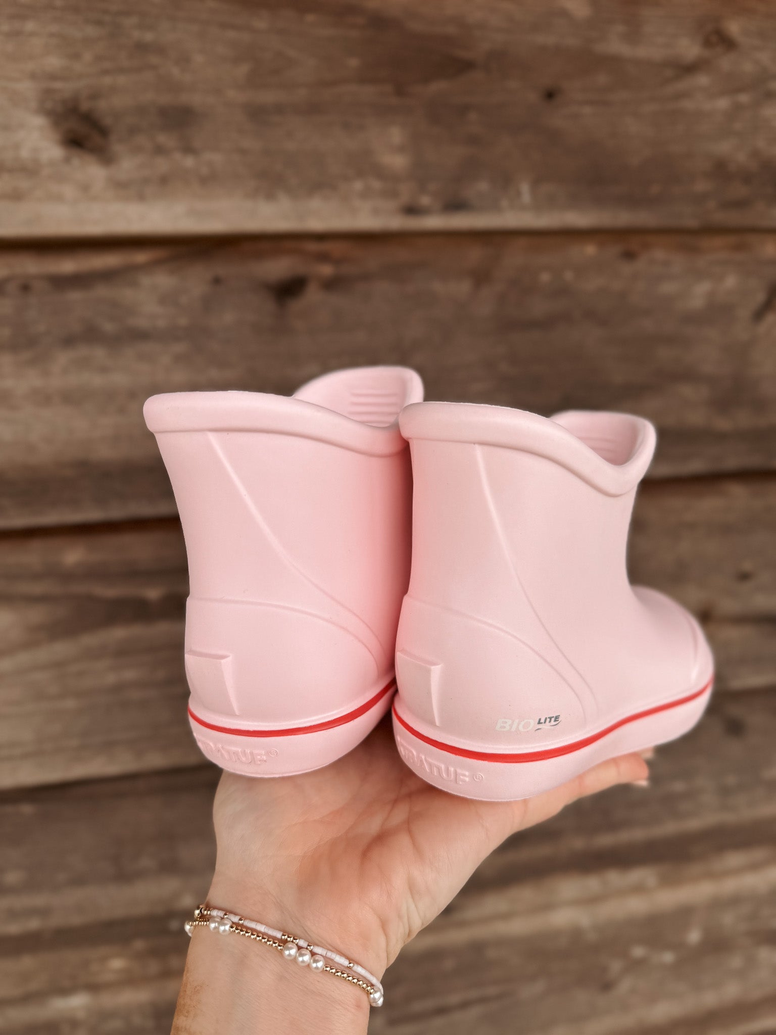 Big Kid's Tufs Pink Ankle Deck Boot