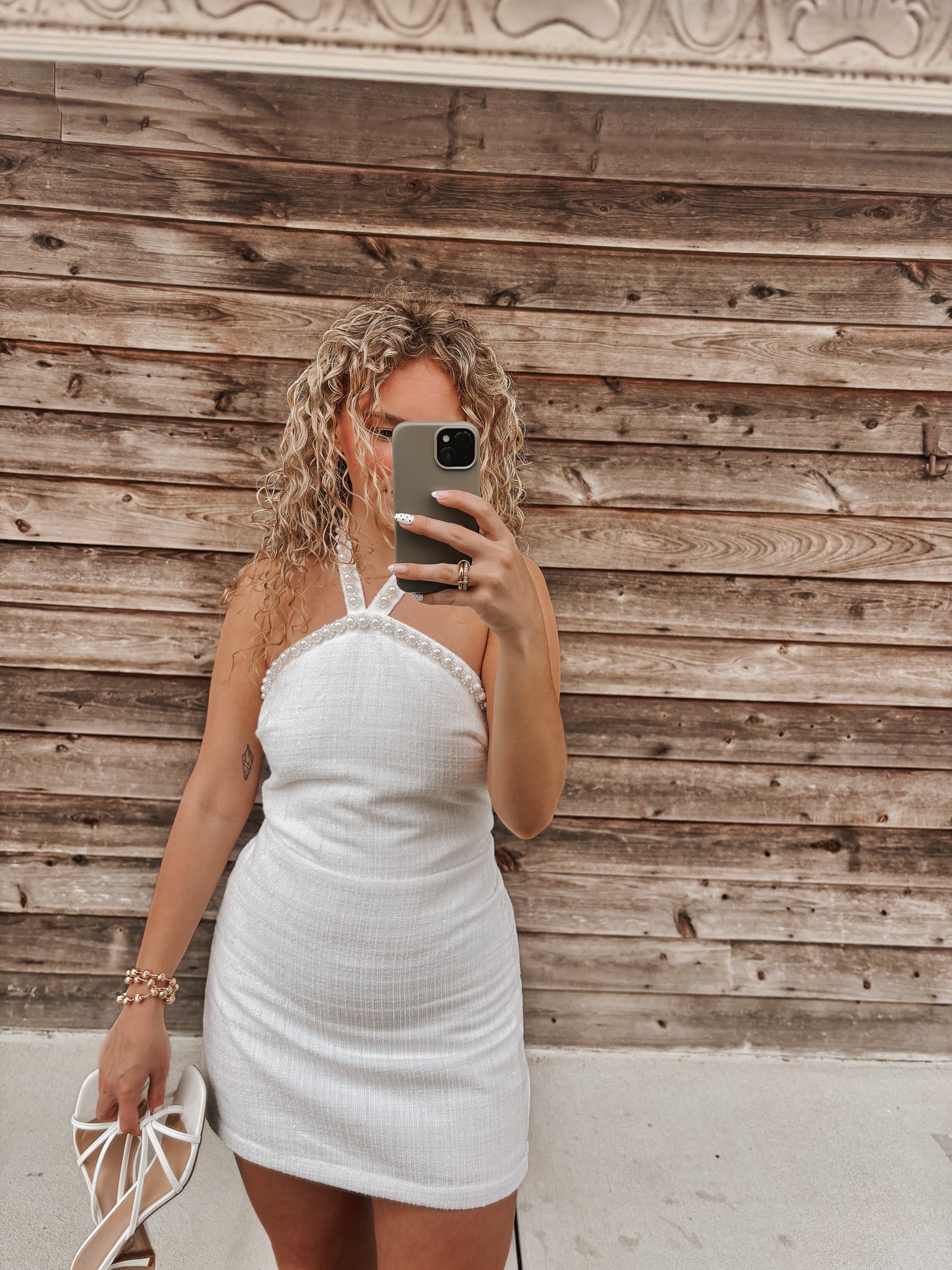 Talk Flirty to Me Pearl Dress