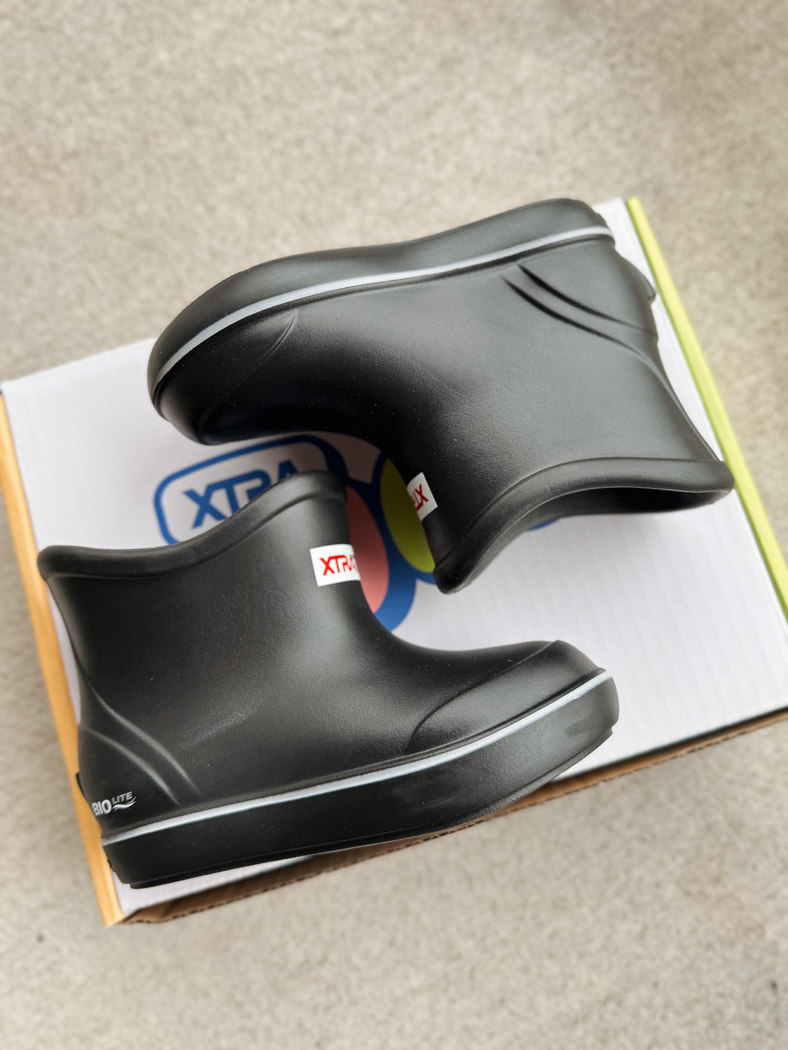 Big Kid's Tufs Black Ankle Deck Boot