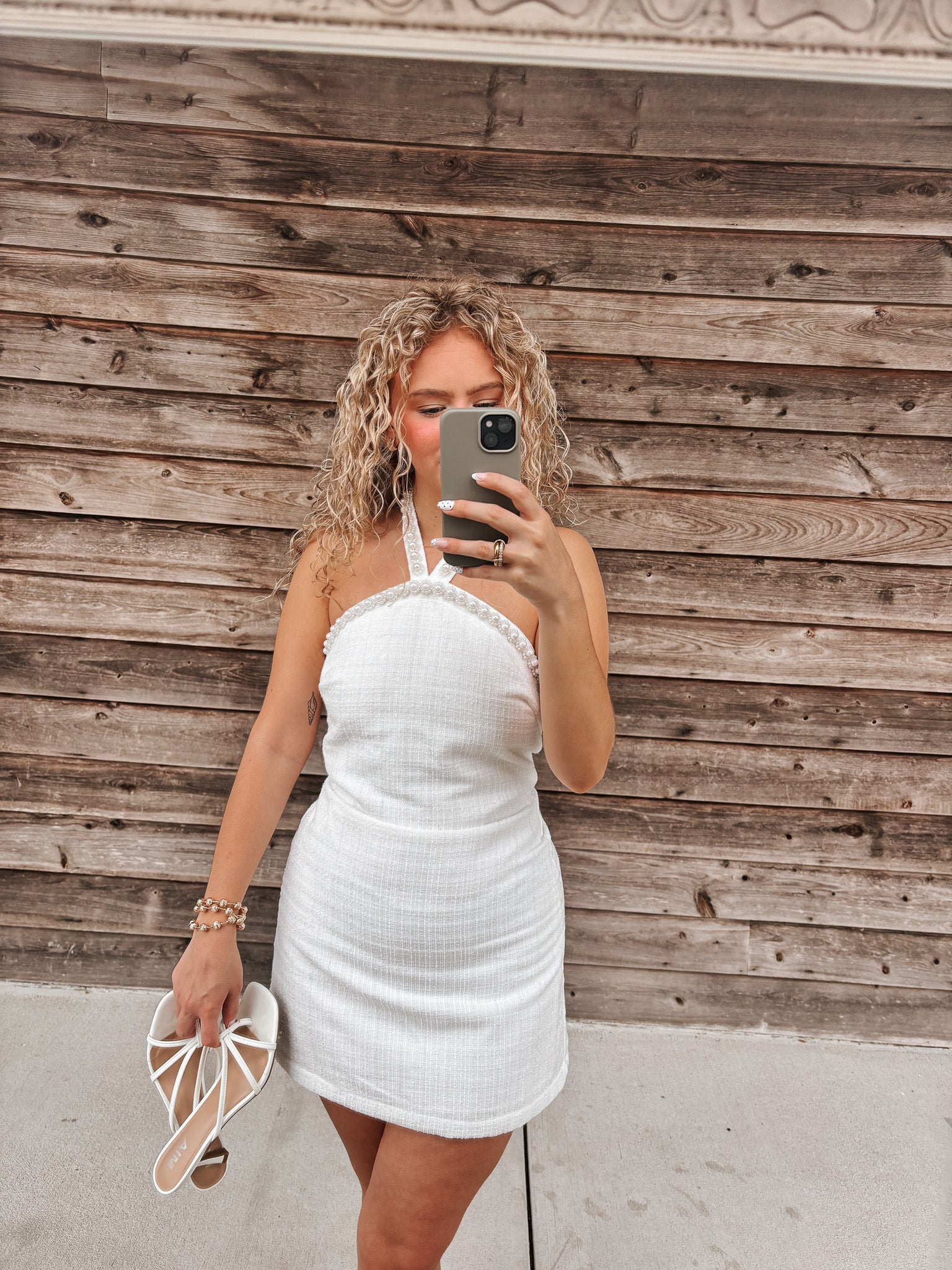 Talk Flirty to Me Pearl Dress