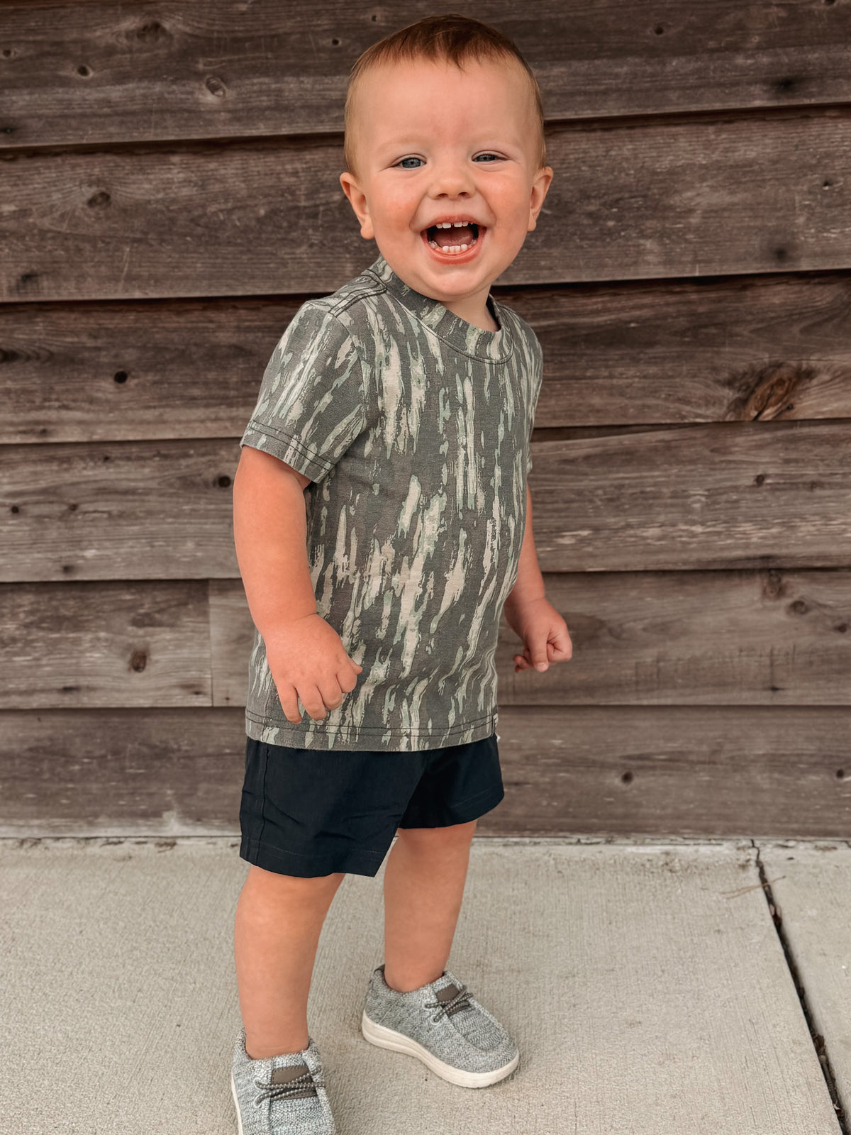 Burlebo | Toddler & Youth Vintage Washed T-Shirt - Midland Camo