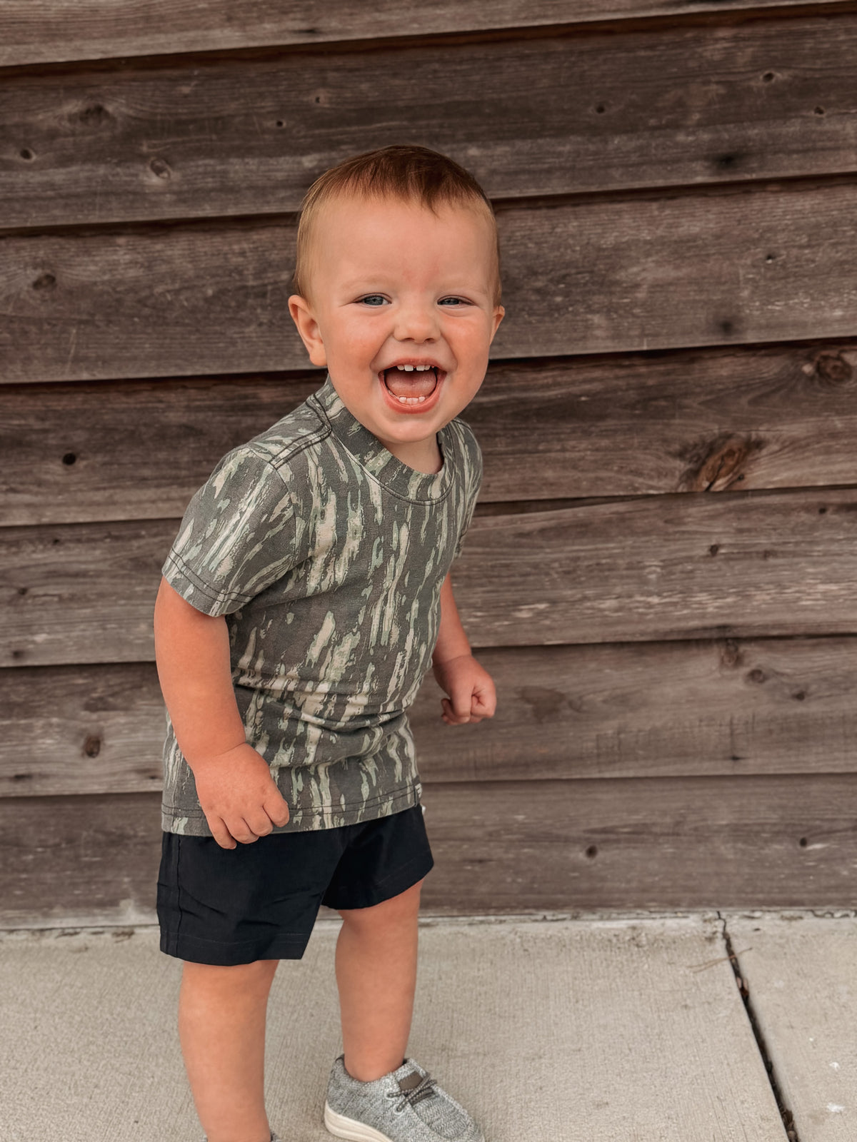 Burlebo | Toddler & Youth Vintage Washed T-Shirt - Midland Camo