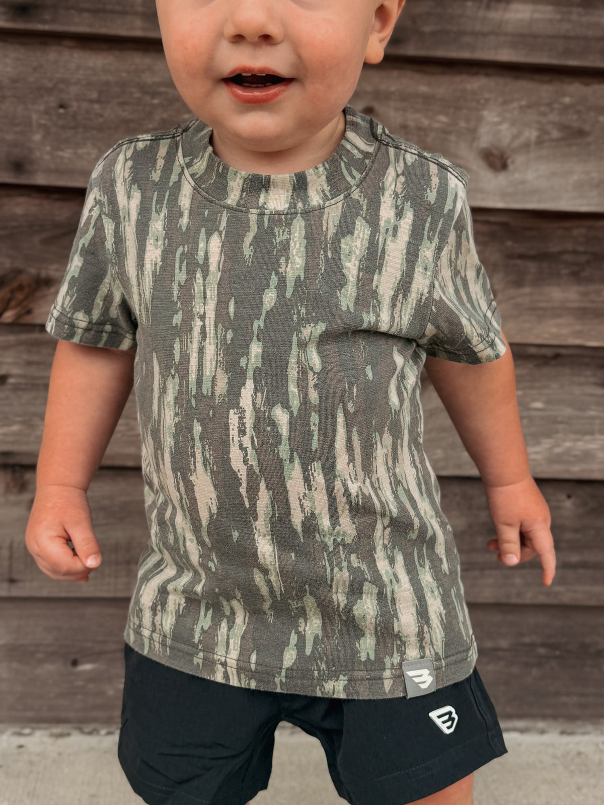 Burlebo Toddler & Youth Vintage Washed T-Shirt - Midland Camo