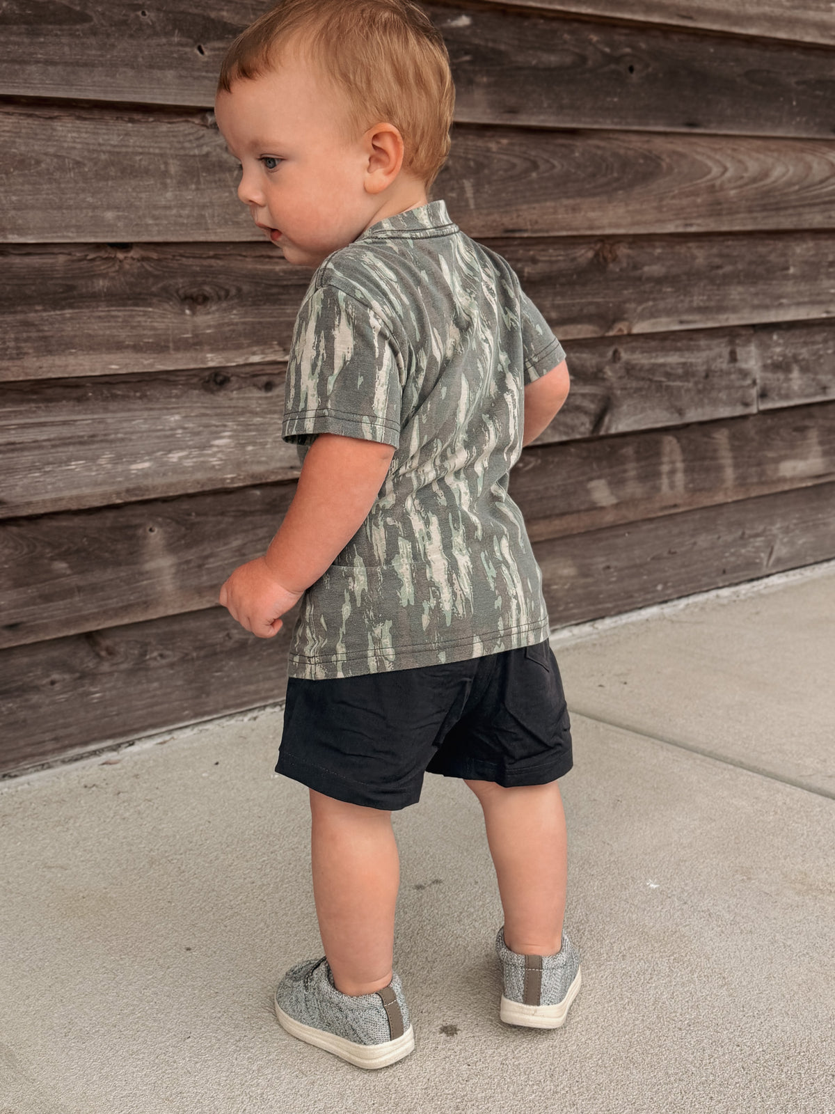 Burlebo | Toddler & Youth Vintage Washed T-Shirt - Midland Camo
