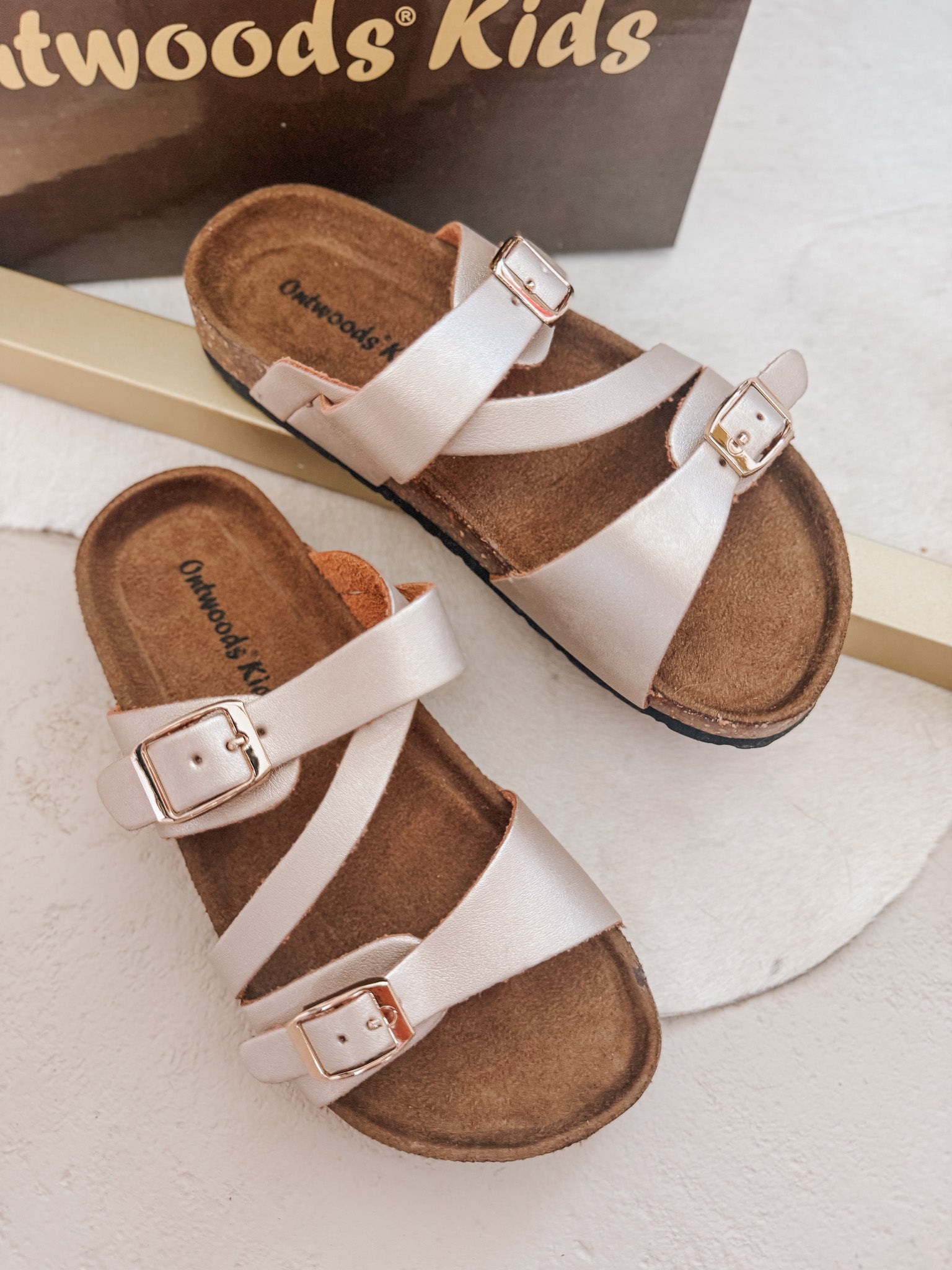 Kid's Summer Sandals in Gold